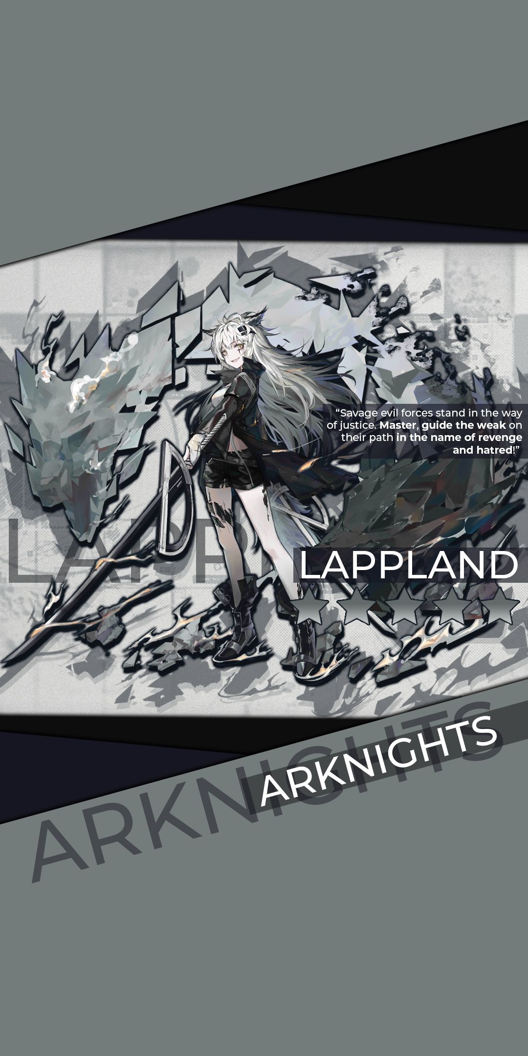 arknights, lappland (arknights), video game 1080p