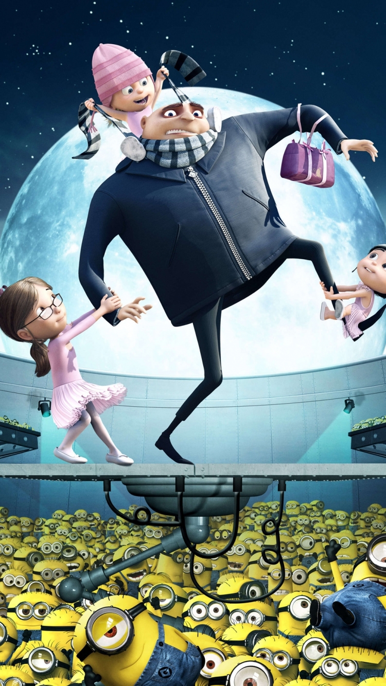 Download mobile wallpaper Despicable Me, Movie, Gru (Despicable Me), Minions for free.