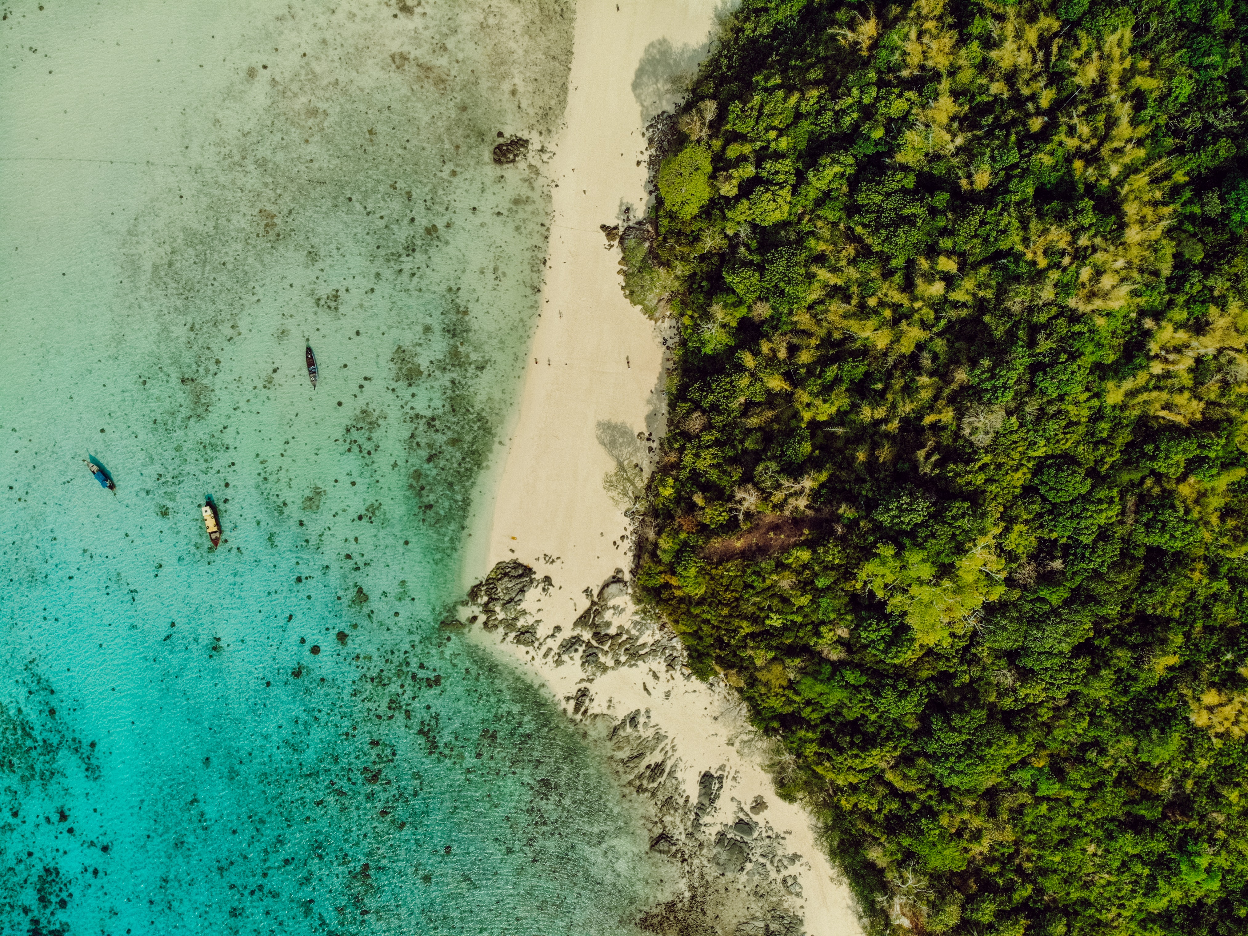 Descarga gratis la imagen Naturaleza, Vista Desde Arriba, Océano, Oceano, Isla, Playa en el escritorio de tu PC