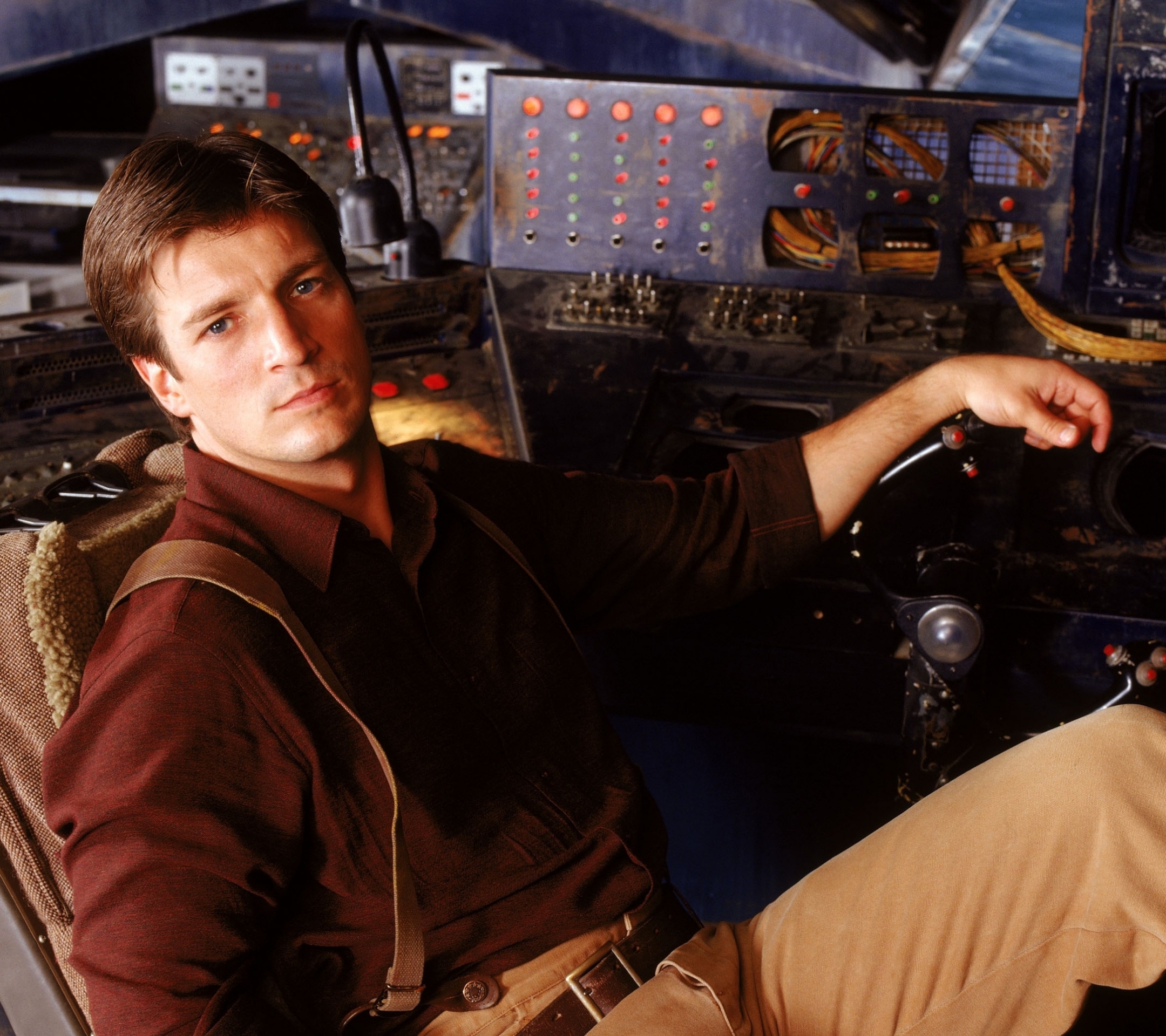 Download mobile wallpaper Nathan Fillion, Tv Show, Firefly, Malcolm Reynolds for free.