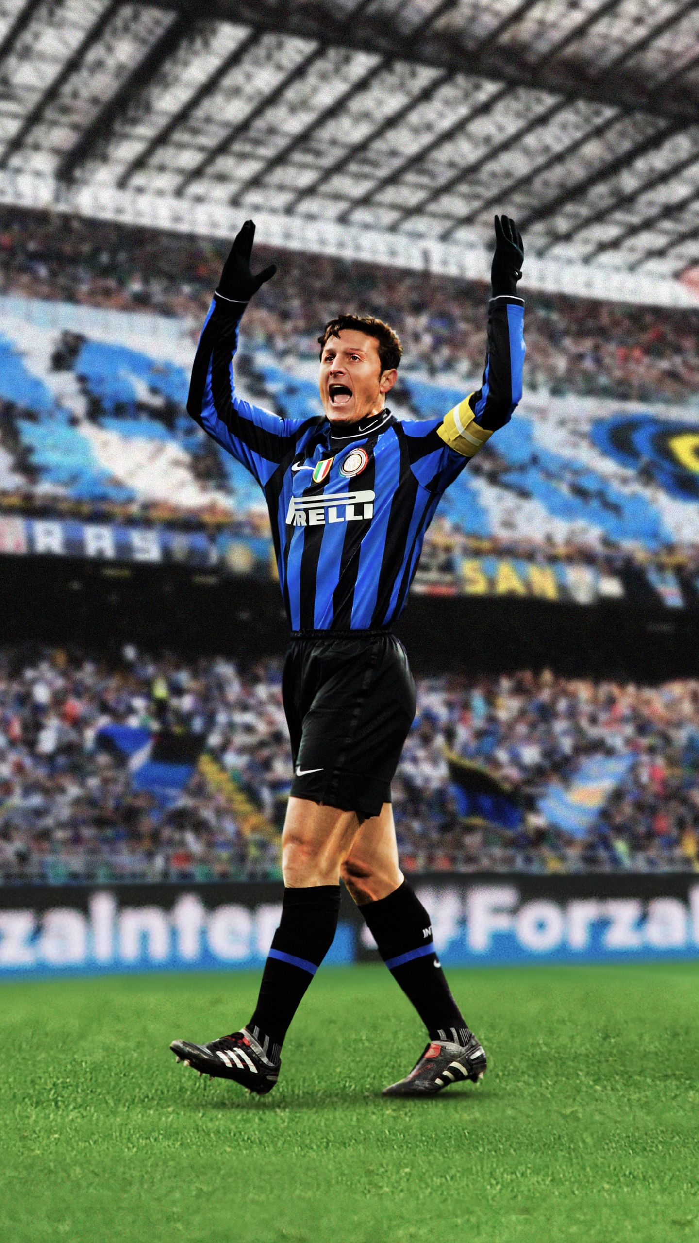 Laden Sie das Sport, Fußball, Argentinisch, Inter Mailand, Javier Zanetti-Bild kostenlos auf Ihren PC-Desktop herunter