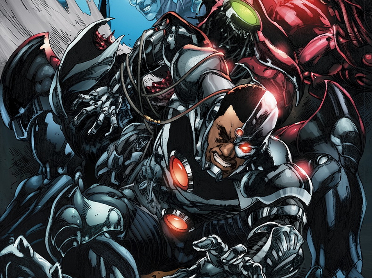 Free download wallpaper Comics, Dc Comics, Cyborg (Dc Comics), Justice League 3000 on your PC desktop