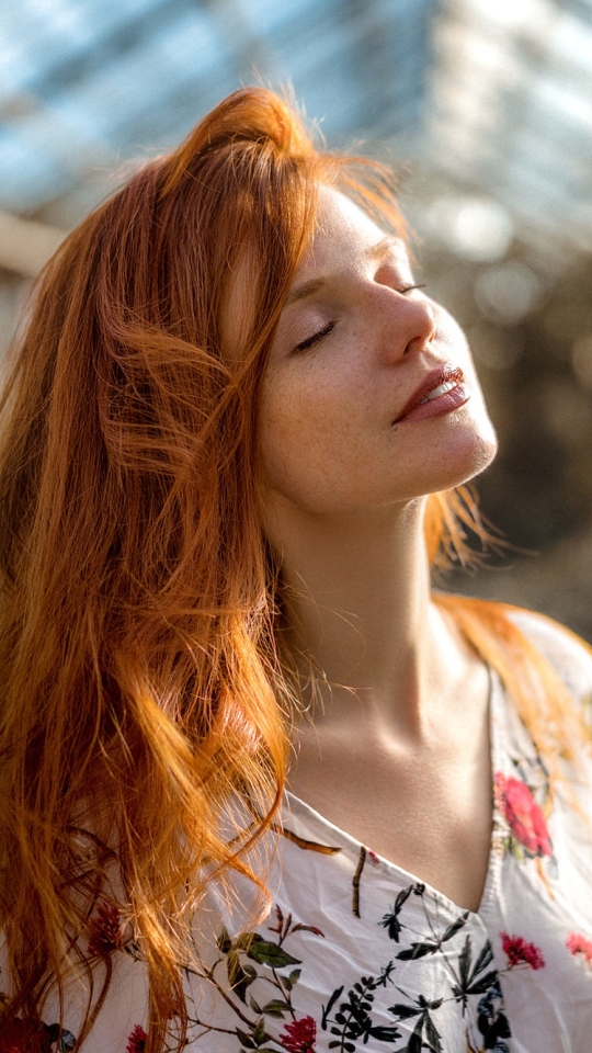 Download mobile wallpaper Redhead, Mood, Model, Women for free.