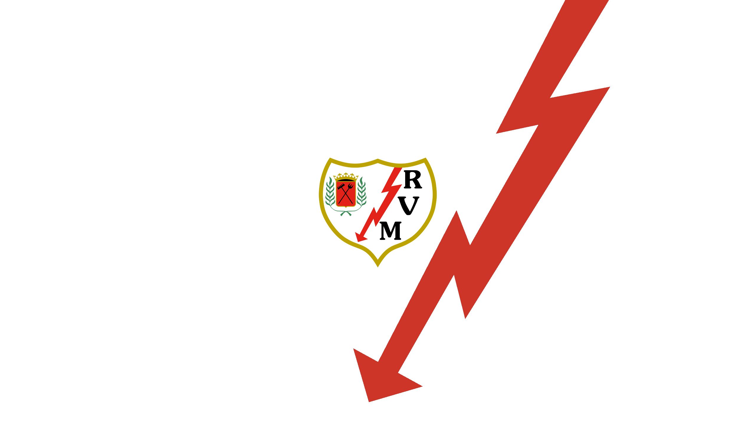 Laden Sie das Sport, Fußball, Logo, Emblem, Rayo Vallecano-Bild kostenlos auf Ihren PC-Desktop herunter
