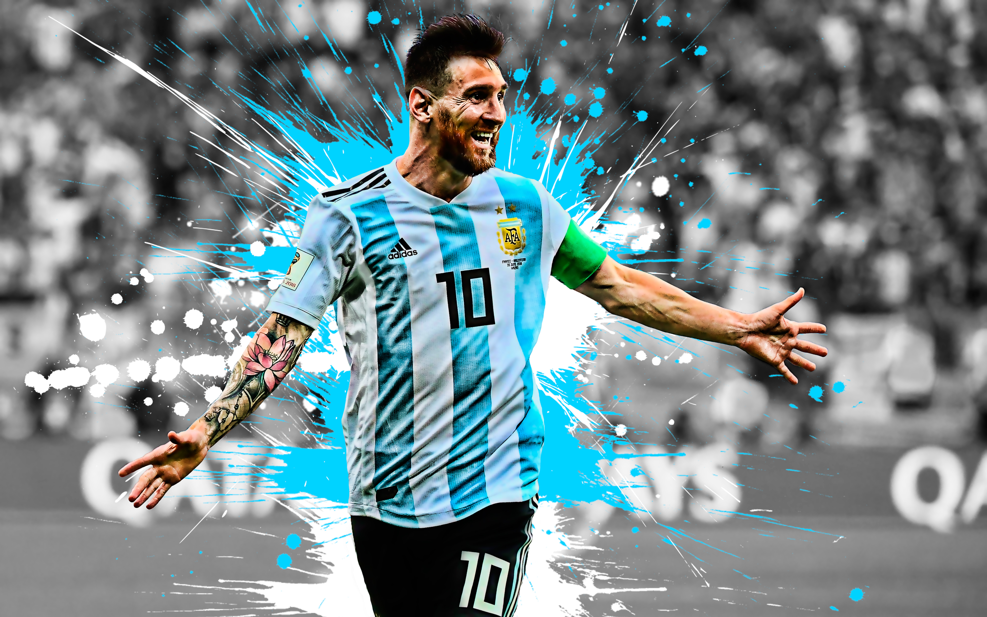 Laden Sie Argentinische Fußballnationalmannschaft HD-Desktop-Hintergründe herunter