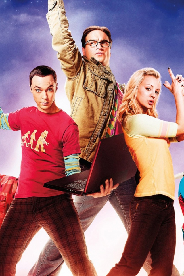 Download mobile wallpaper People, Laptop, Tv Show, Kaley Cuoco, Jim Parsons, Penny (The Big Bang Theory), Sheldon Cooper, The Big Bang Theory, Johnny Galecki, Leonard Hofstadter for free.