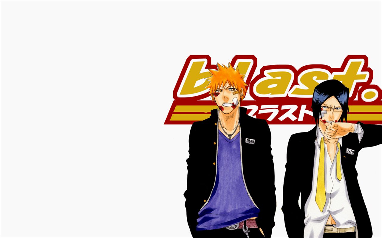 Descarga gratuita de fondo de pantalla para móvil de Animado, Bleach: Burîchi, Ichigo Kurosaki, Uryu Ishida.