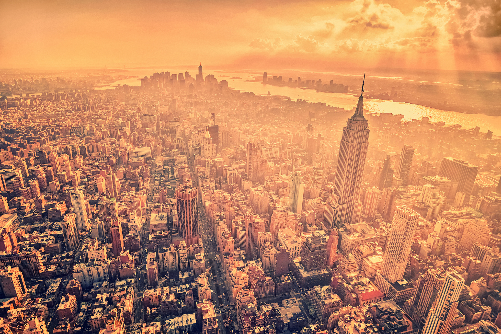 Скачать картинку Нью Йорк, Манхэттен, Города, Сделано Человеком, Город в телефон бесплатно.