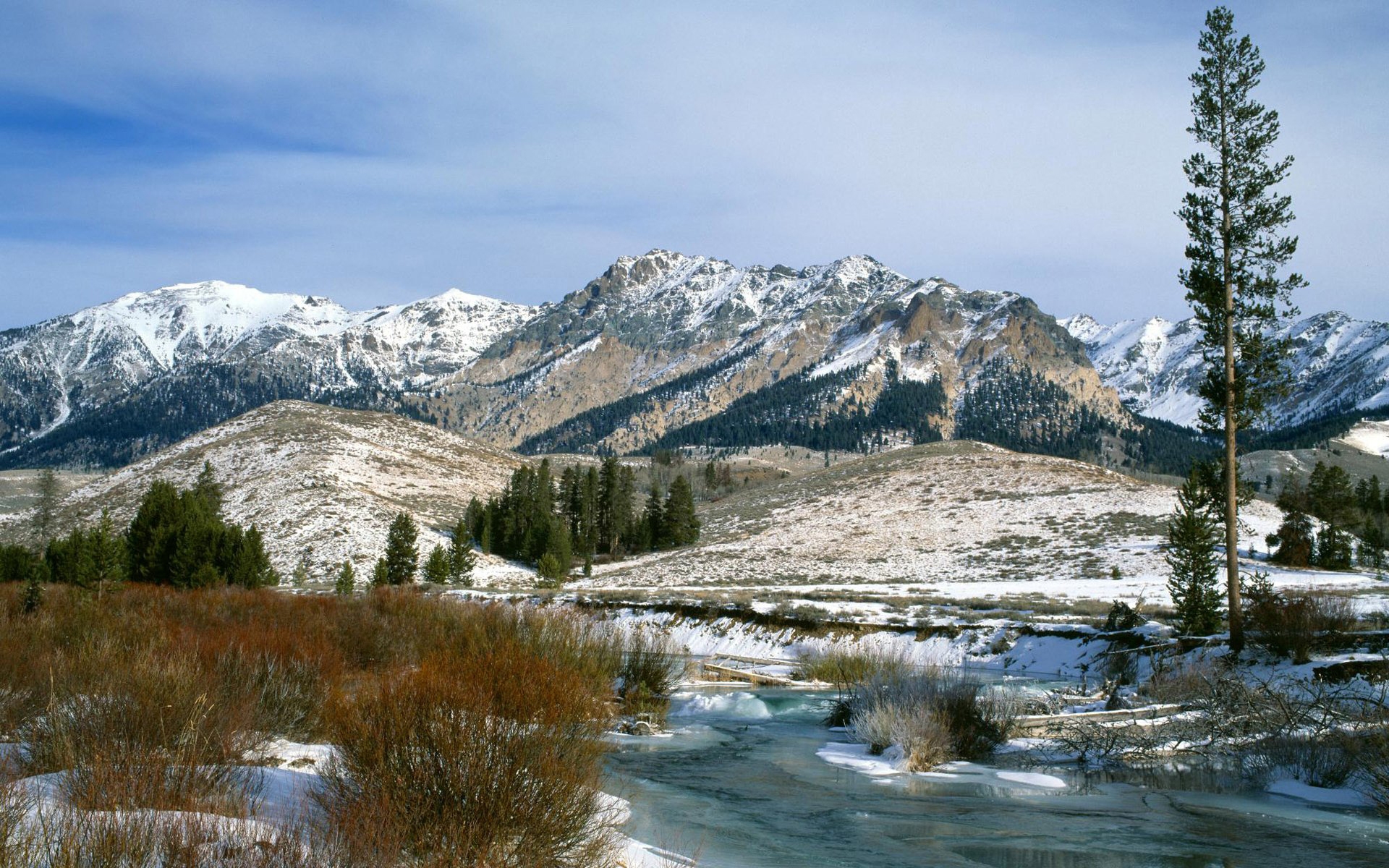 Laden Sie das Landschaft, Mountains, Flüsse-Bild kostenlos auf Ihren PC-Desktop herunter