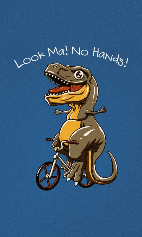 Descarga gratuita de fondo de pantalla para móvil de Humor, Dinosaurio.