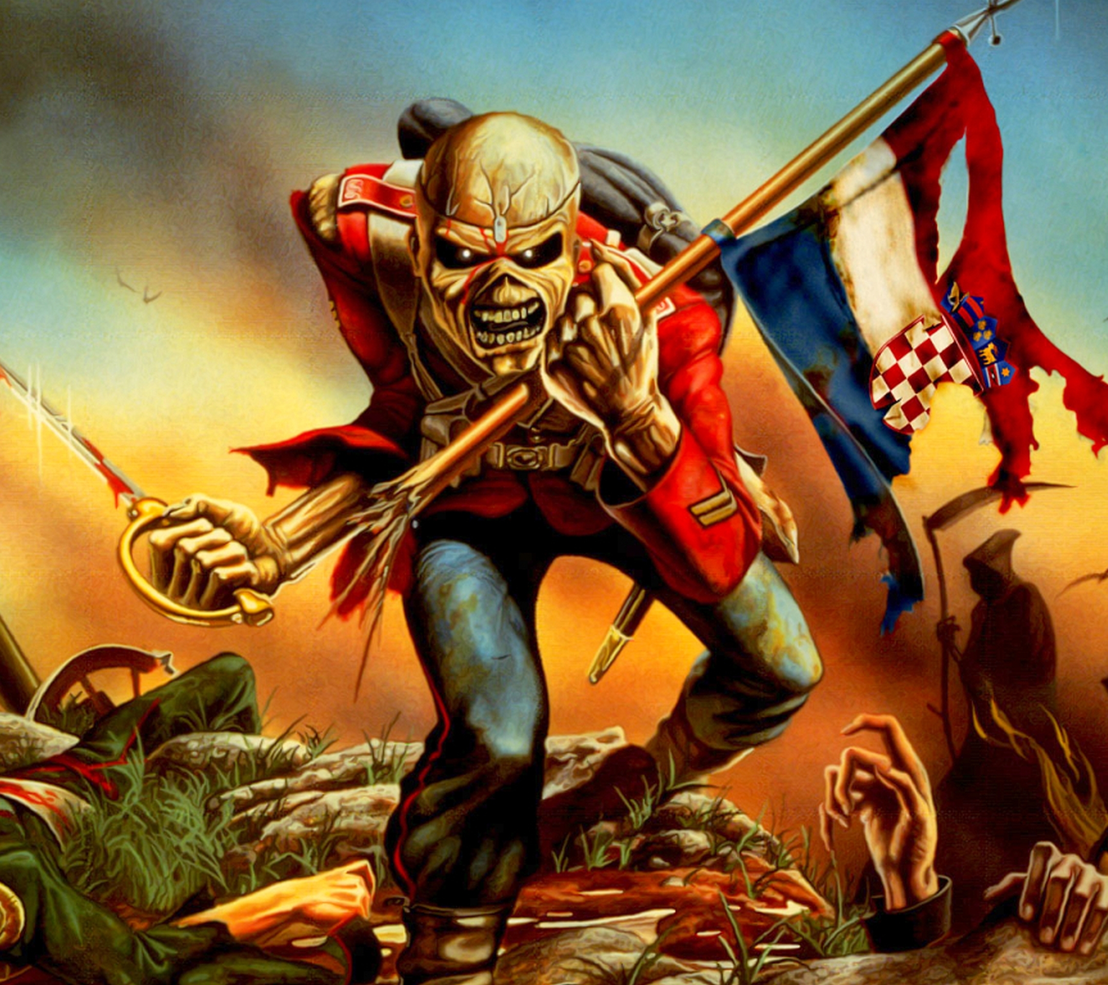 Download mobile wallpaper Music, Iron Maiden for free.