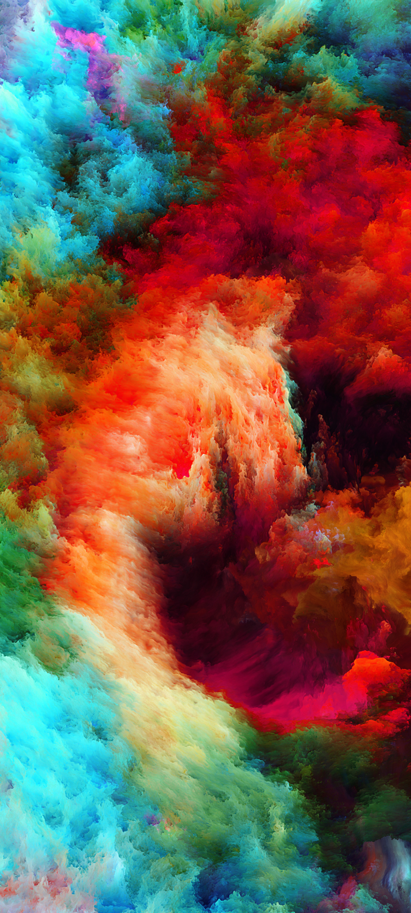 Download mobile wallpaper Abstract, Smoke, Colors, Colorful for free.