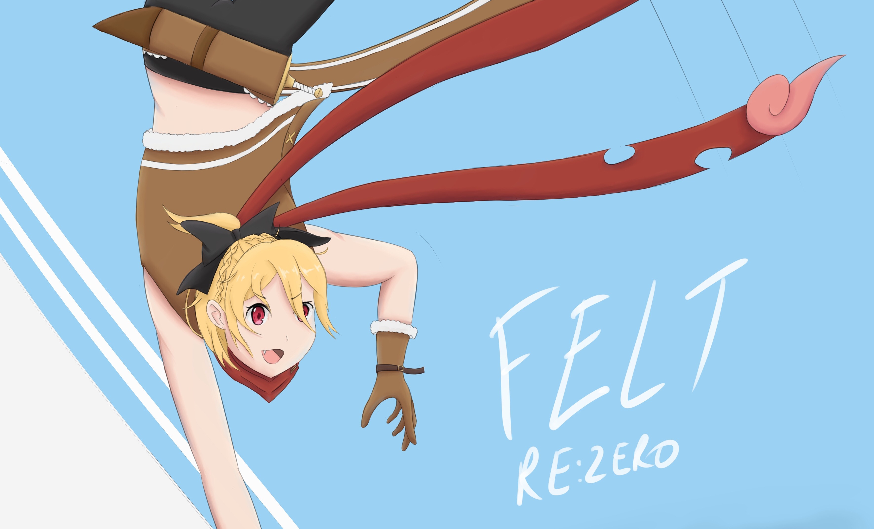 Laden Sie das Animes, Re:zero Das Leben In Einer Anderen Welt Beginnen, Filz (Re:zero)-Bild kostenlos auf Ihren PC-Desktop herunter
