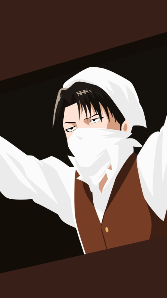 Handy-Wallpaper Minimalistisch, Animes, Shingeki Kein Kyojin, Attack On Titan, Levi Ackermann kostenlos herunterladen.