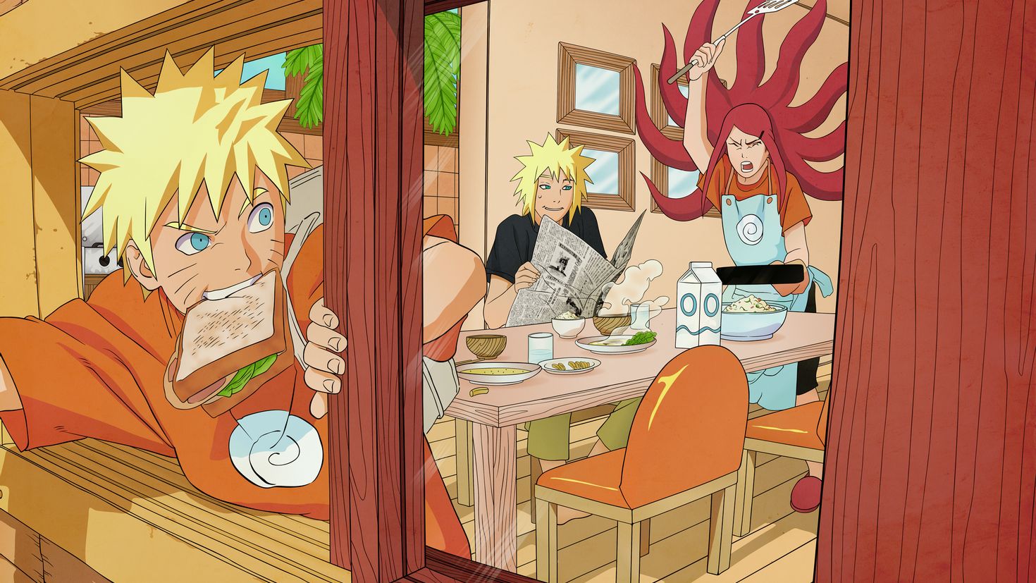 Windows Backgrounds anime, minato namikaze, naruto, naruto <b>uzumaki</b>, kushina...