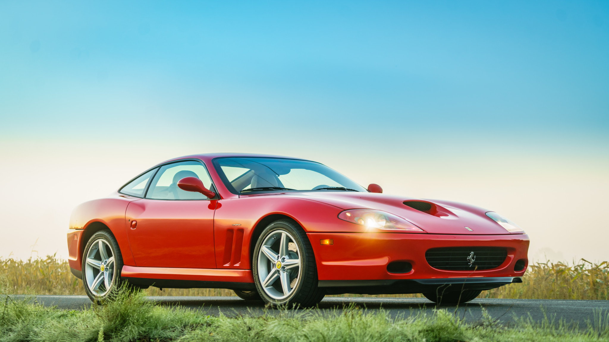 Download mobile wallpaper Ferrari, Car, Ferrari 575M Maranello, Vehicles, Coupé for free.