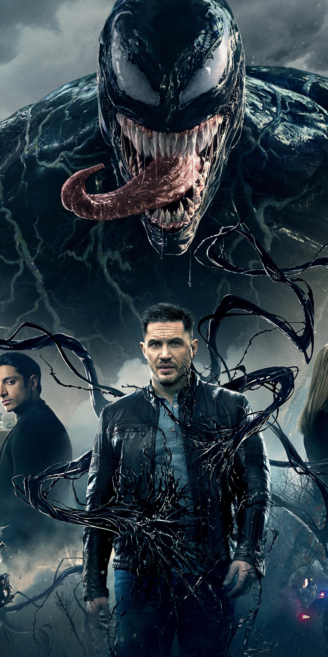 Download mobile wallpaper Tom Hardy, Venom, Movie, Superhero, Antihero for free.