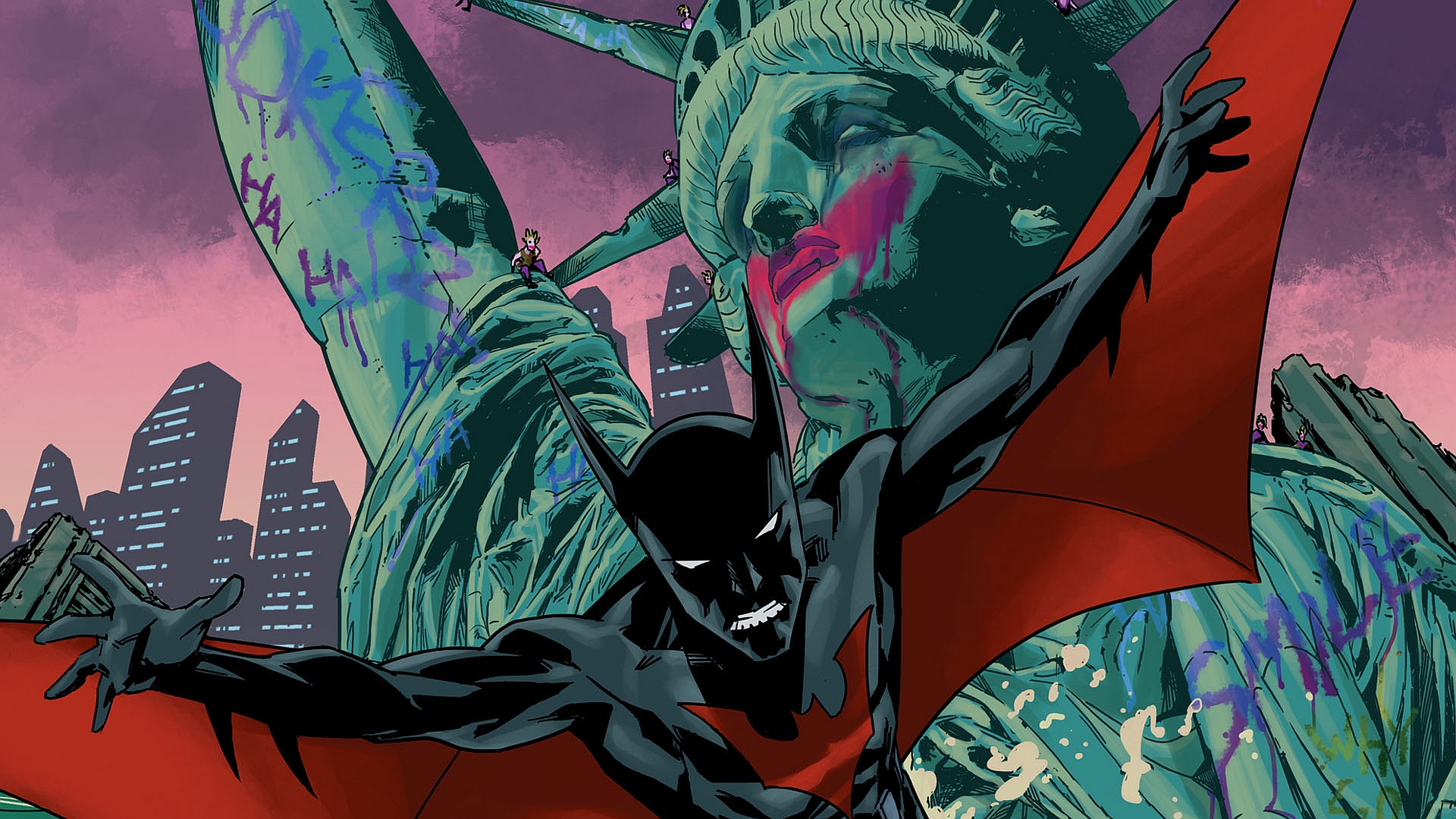 Download mobile wallpaper Batman Beyond, Batman, Comics for free.