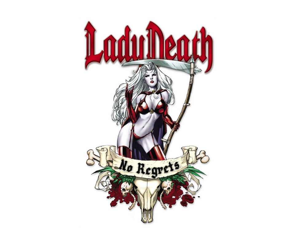 Free download wallpaper Comics, Lady Death on your PC desktop