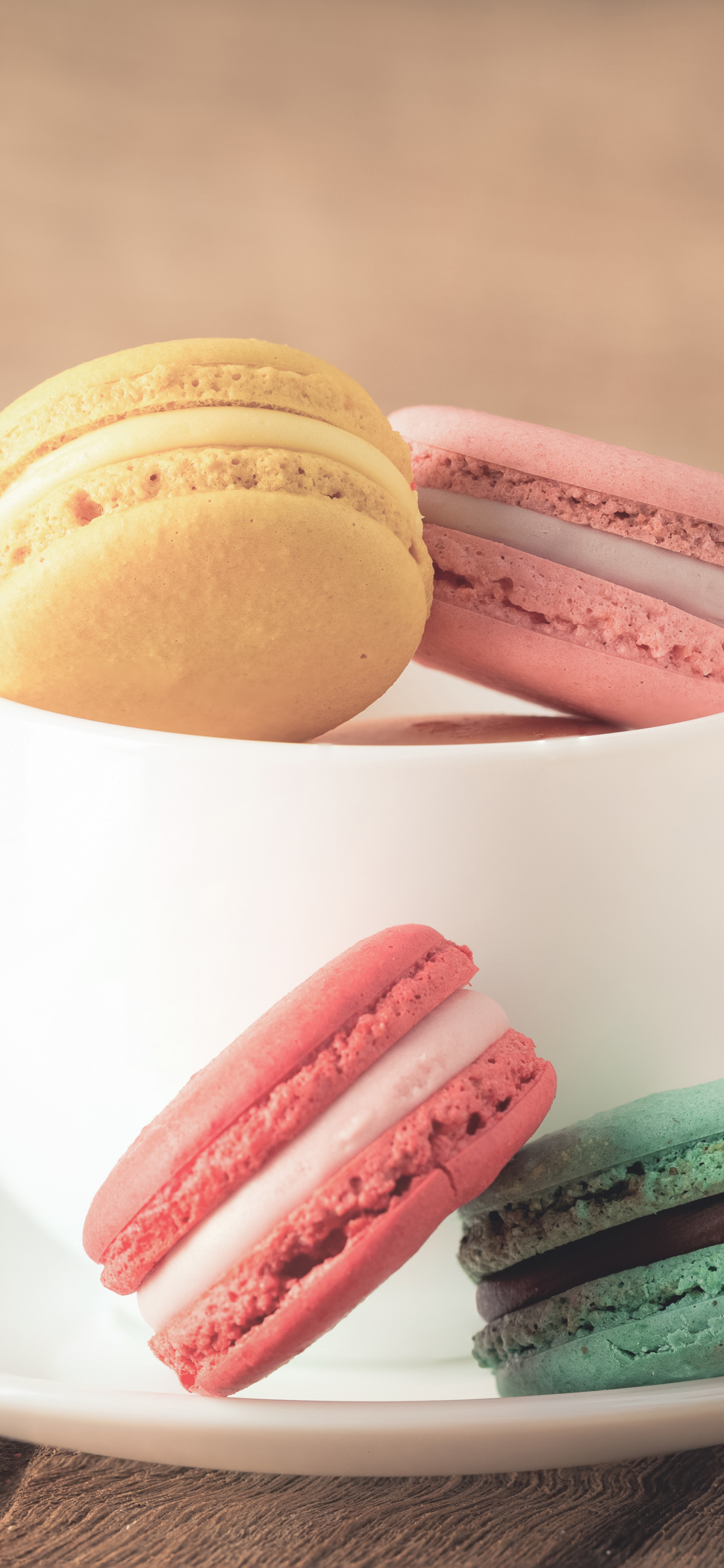 Download mobile wallpaper Food, Sweets, Macaron for free.