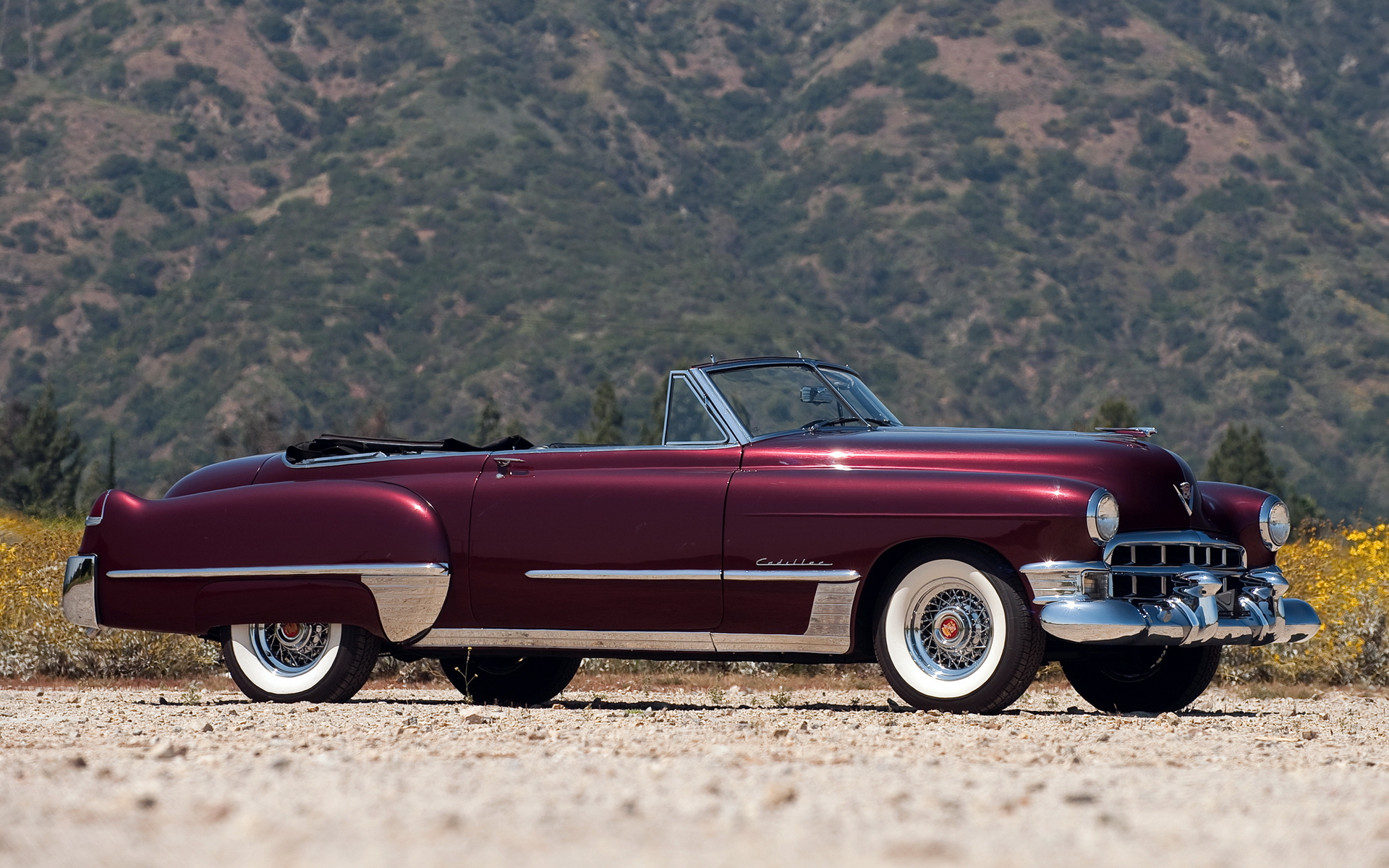 Download mobile wallpaper 1949 Cadillac Sixty Two Convertible, Cadillac, Vehicles for free.