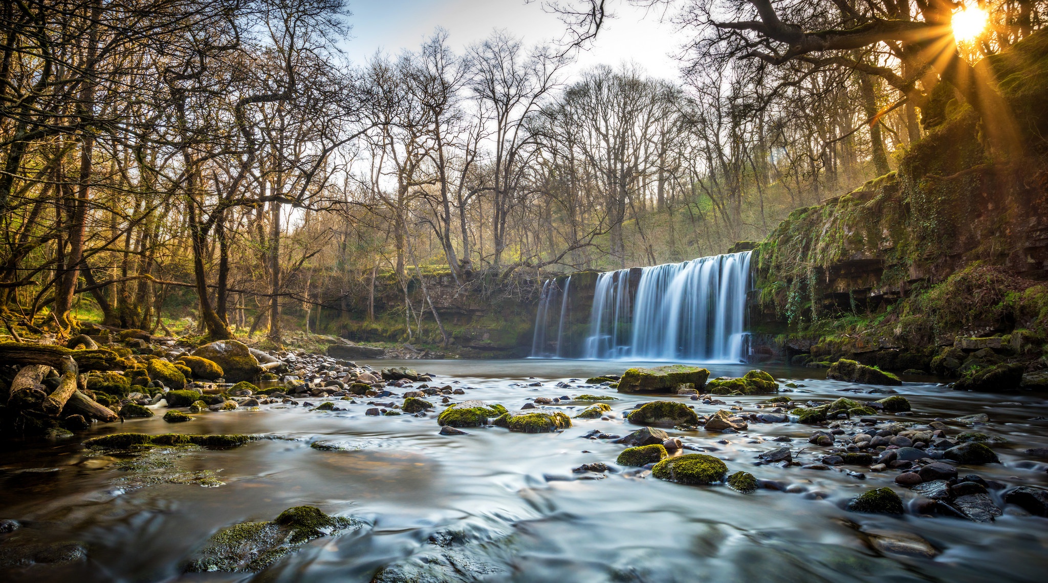 Download mobile wallpaper Nature, Waterfalls, Waterfall, Earth, River for free.