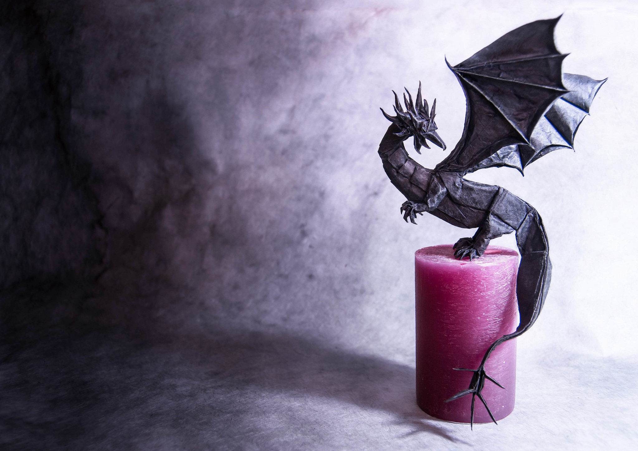 Скачать обои бесплатно Дракон, Оригами, Сделано Человеком картинка на рабочий стол ПК