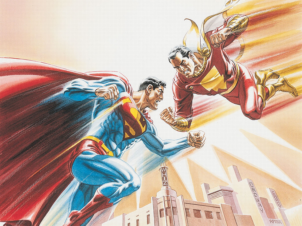 1447977壁紙のダウンロード漫画, dcコミックス, ビリー・バトソン, シャザム（dcコミックス）, スーパーマン-スクリーンセーバーと写真を無料で