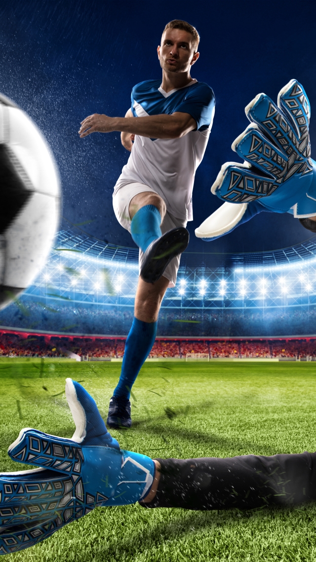 Handy-Wallpaper Sport, Fußball, Ball, Stadion kostenlos herunterladen.