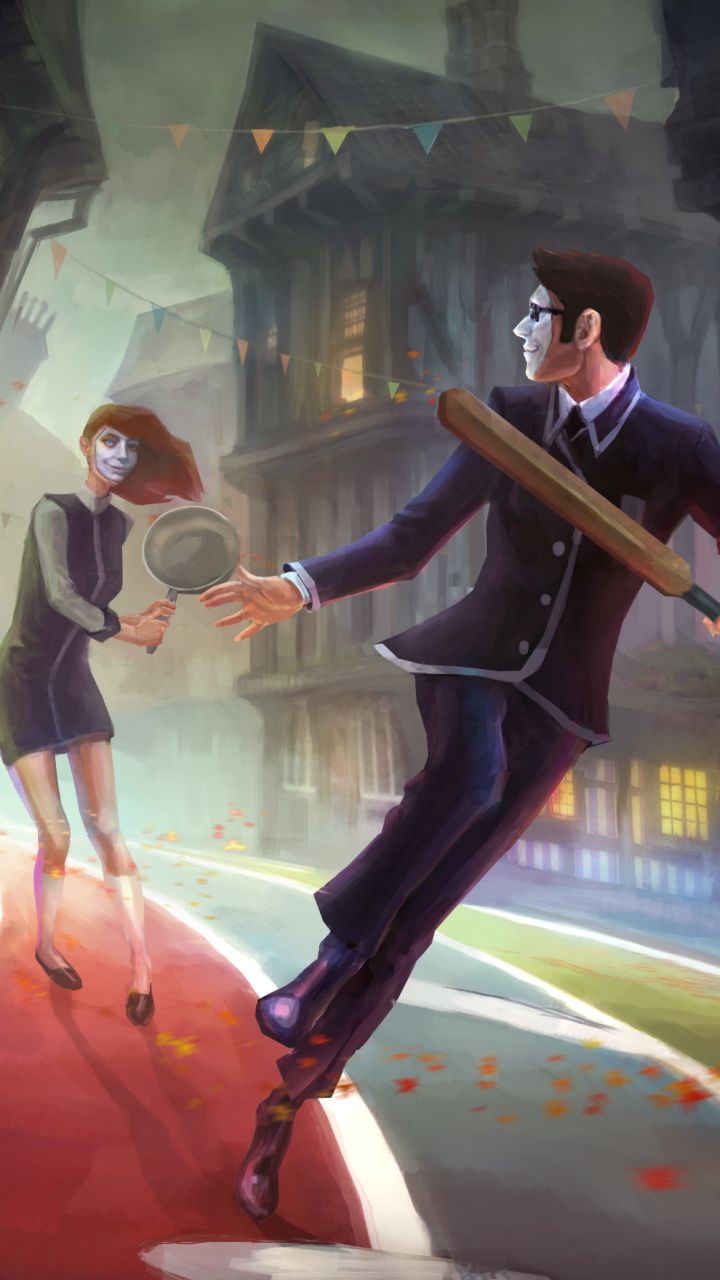 Handy-Wallpaper Computerspiele, We Happy Few kostenlos herunterladen.