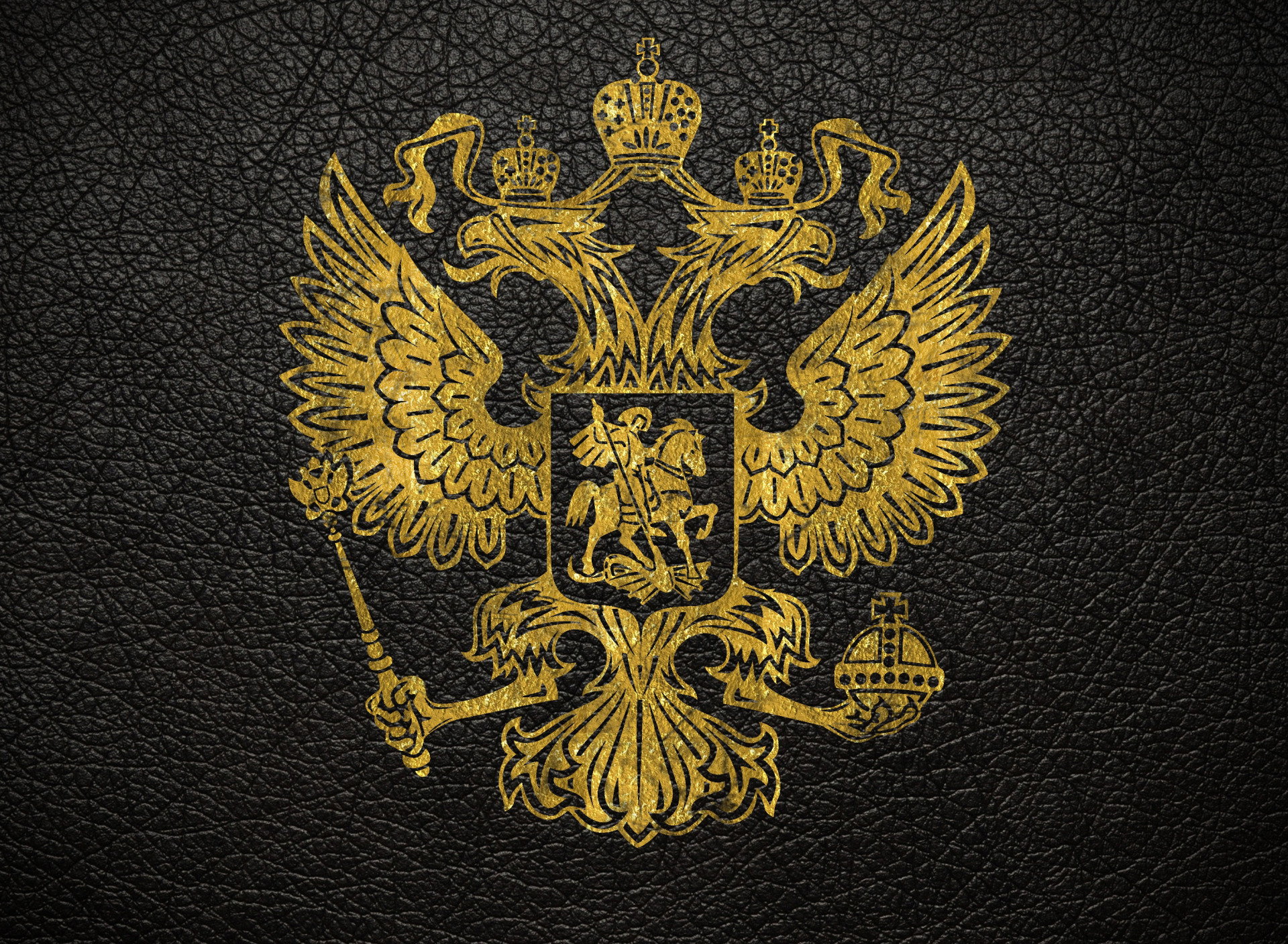 Laden Sie Wappen Von Russland HD-Desktop-Hintergründe herunter