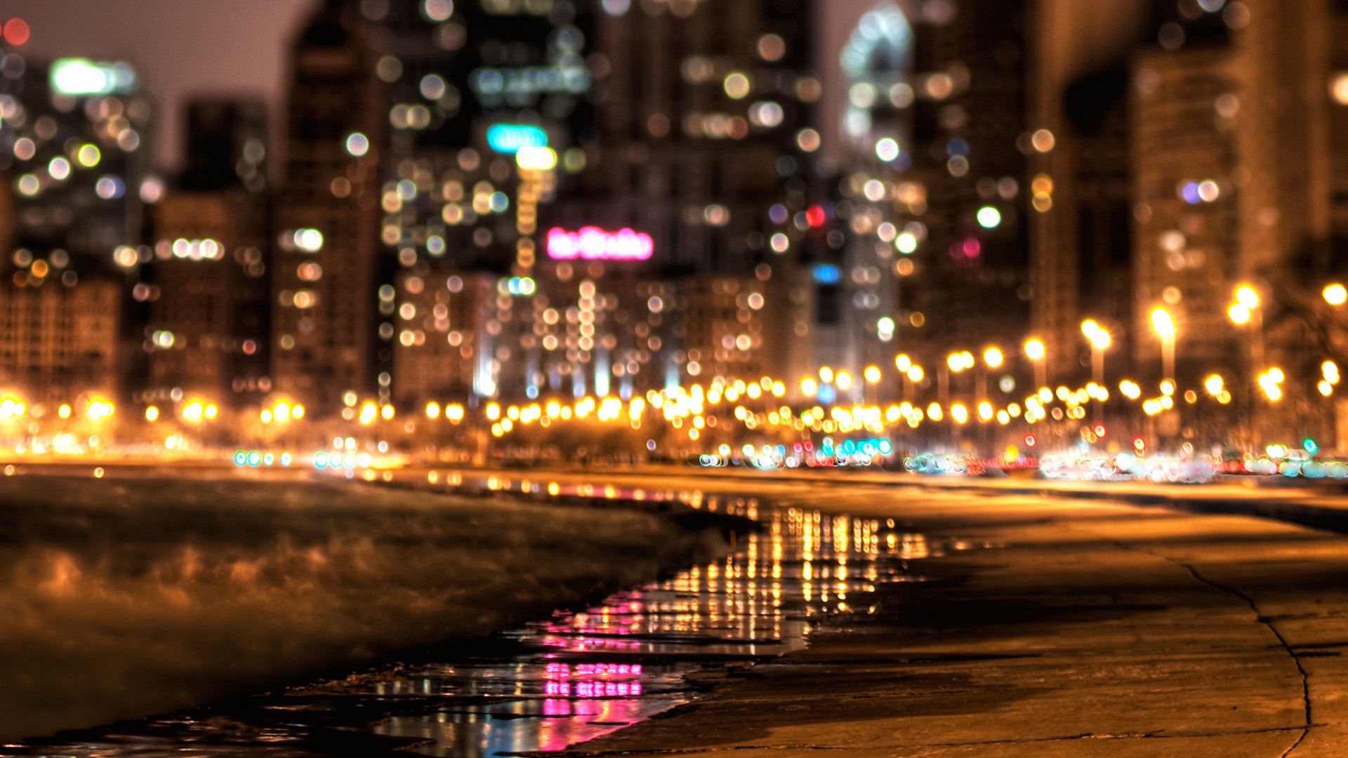 Baixe gratuitamente a imagem Cidade, Bokeh, Feito Pelo Homem na área de trabalho do seu PC