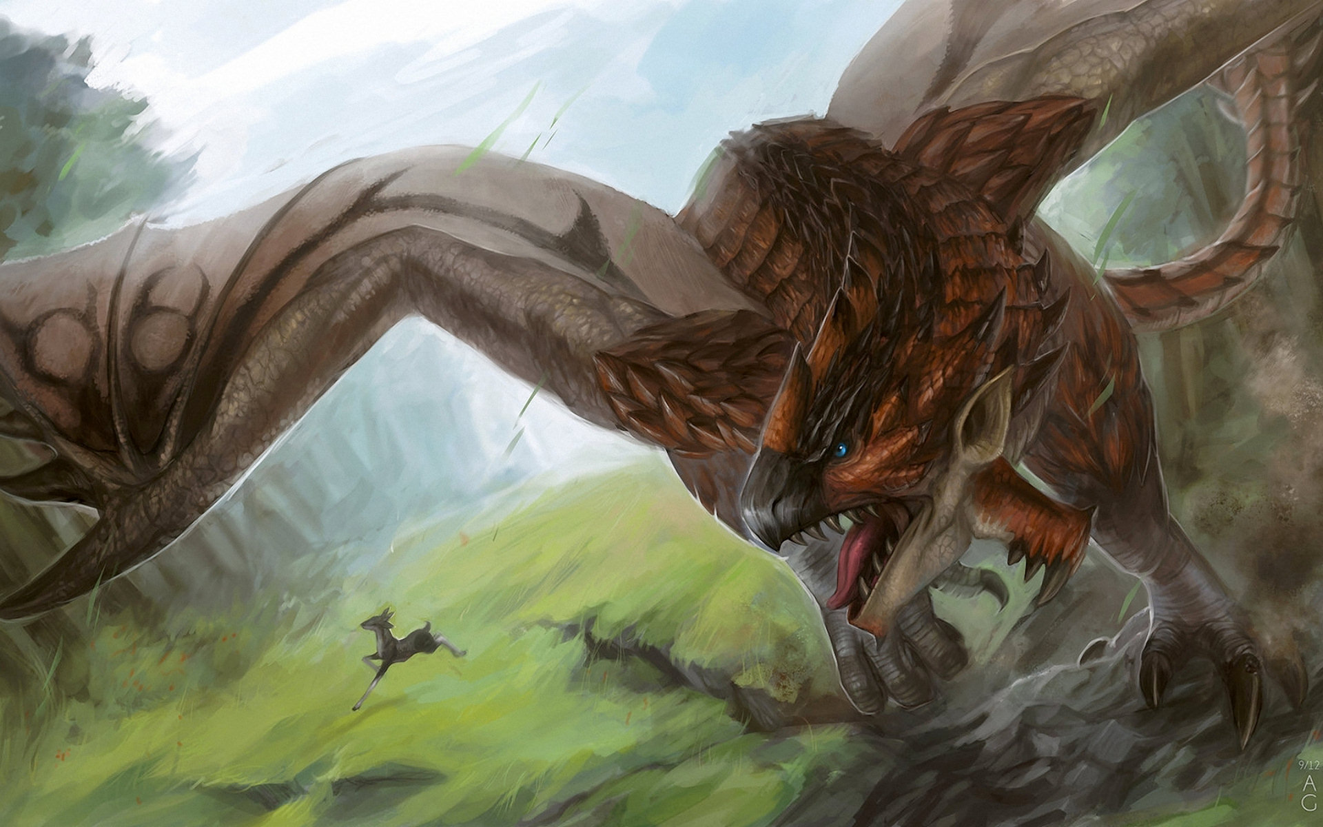 Free download wallpaper Fantasy, Dragon on your PC desktop