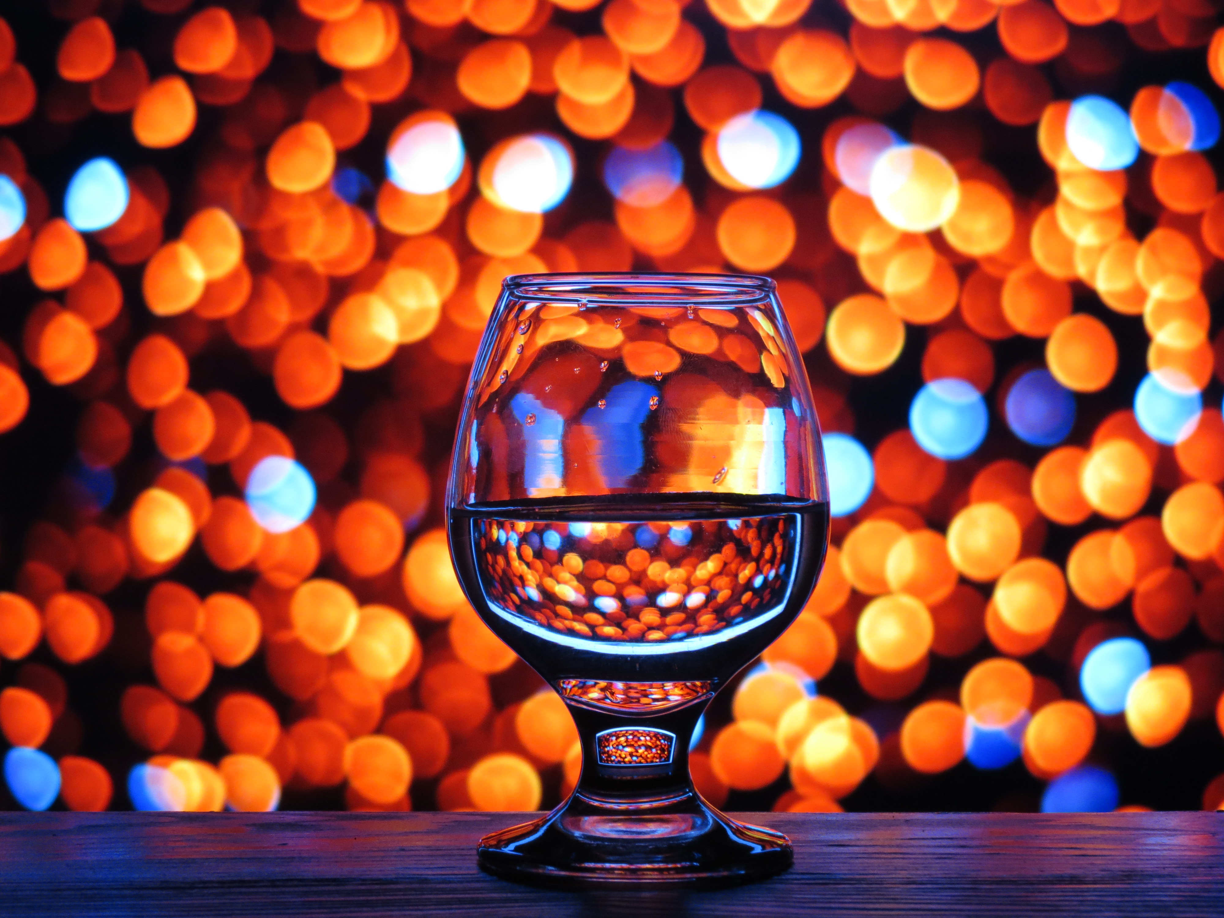 Download mobile wallpaper Food, Colors, Glass, Drink, Bokeh for free.