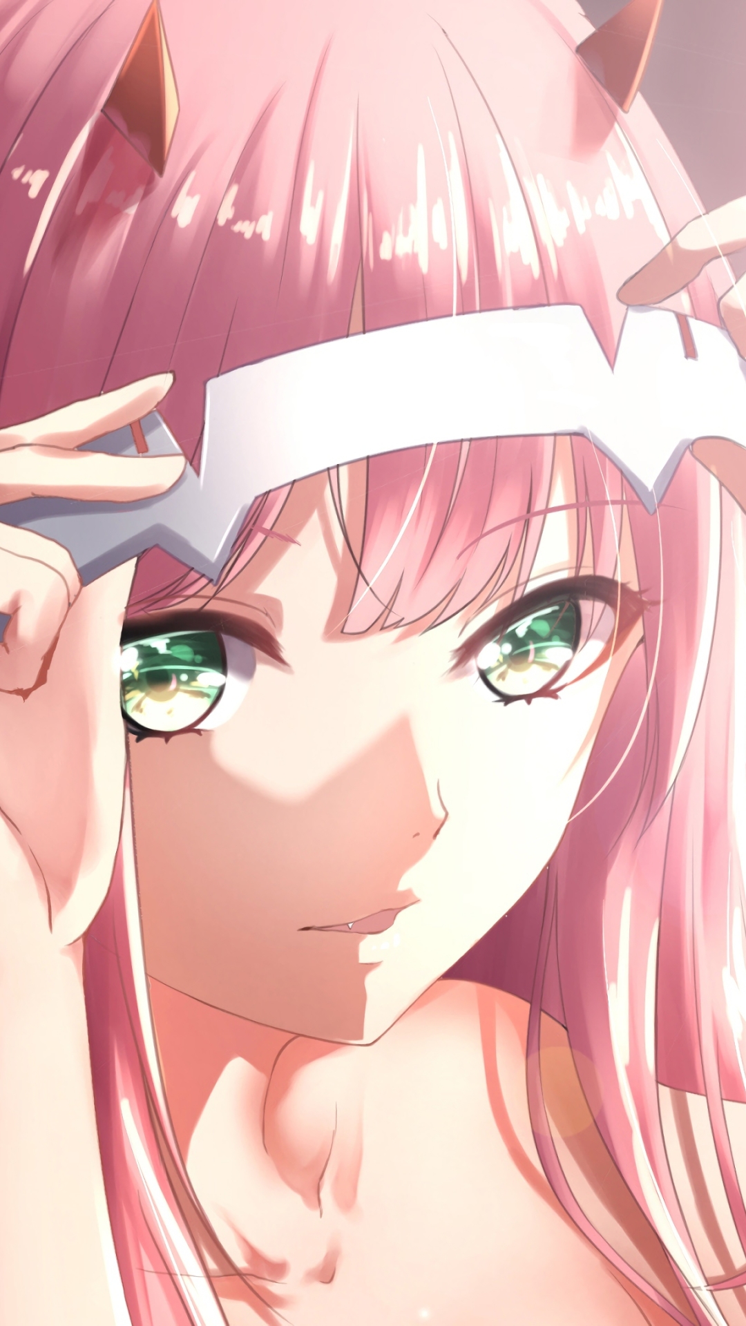 Handy-Wallpaper Animes, Darling In The Franxx, Zero Two (Liebling Im Franxx) kostenlos herunterladen.