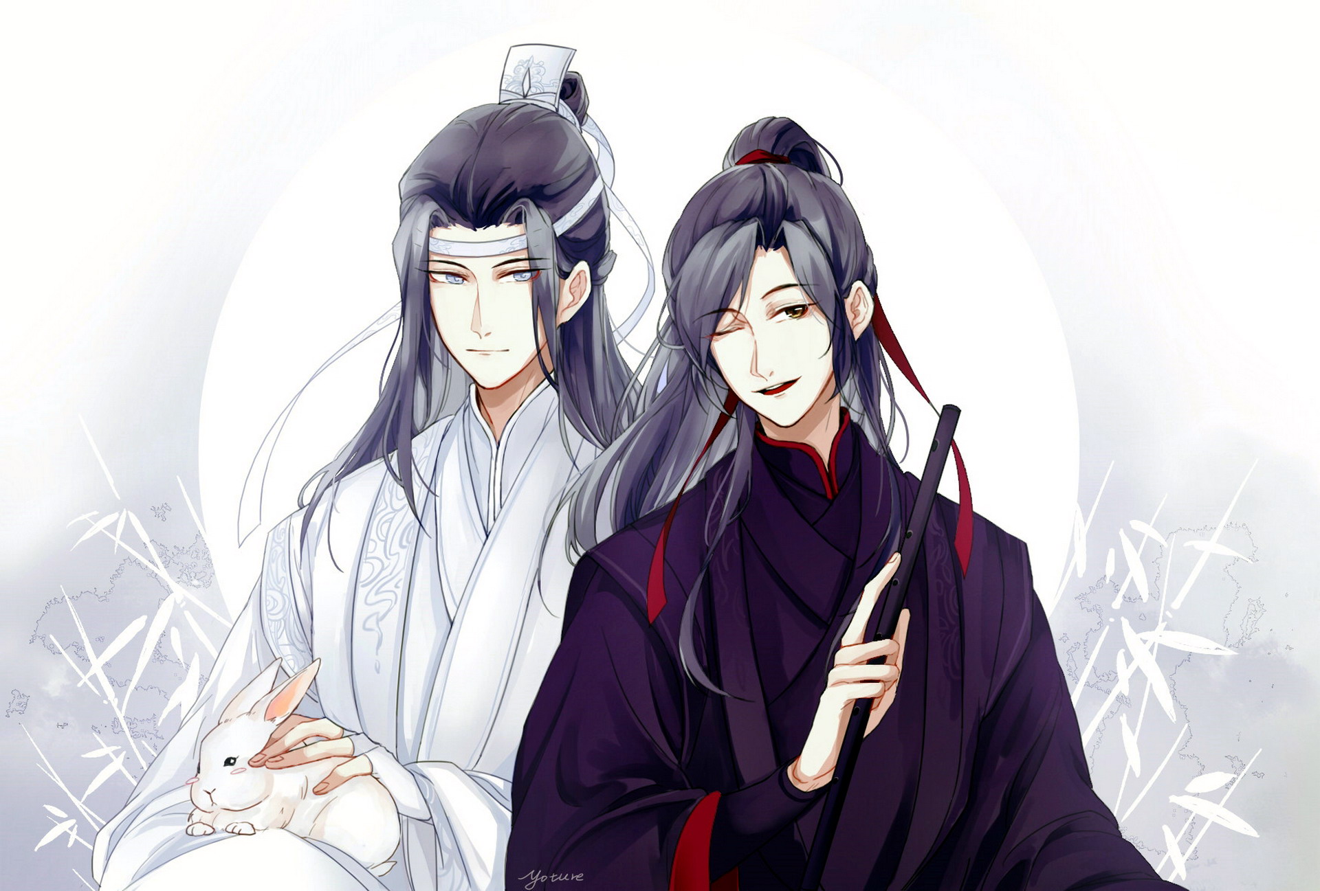 Baixar papel de parede para celular de Anime, Lan Zhan, Wei Ying, Lan Wangji, Wei Wuxian, Mo Dao Zu Shi gratuito.