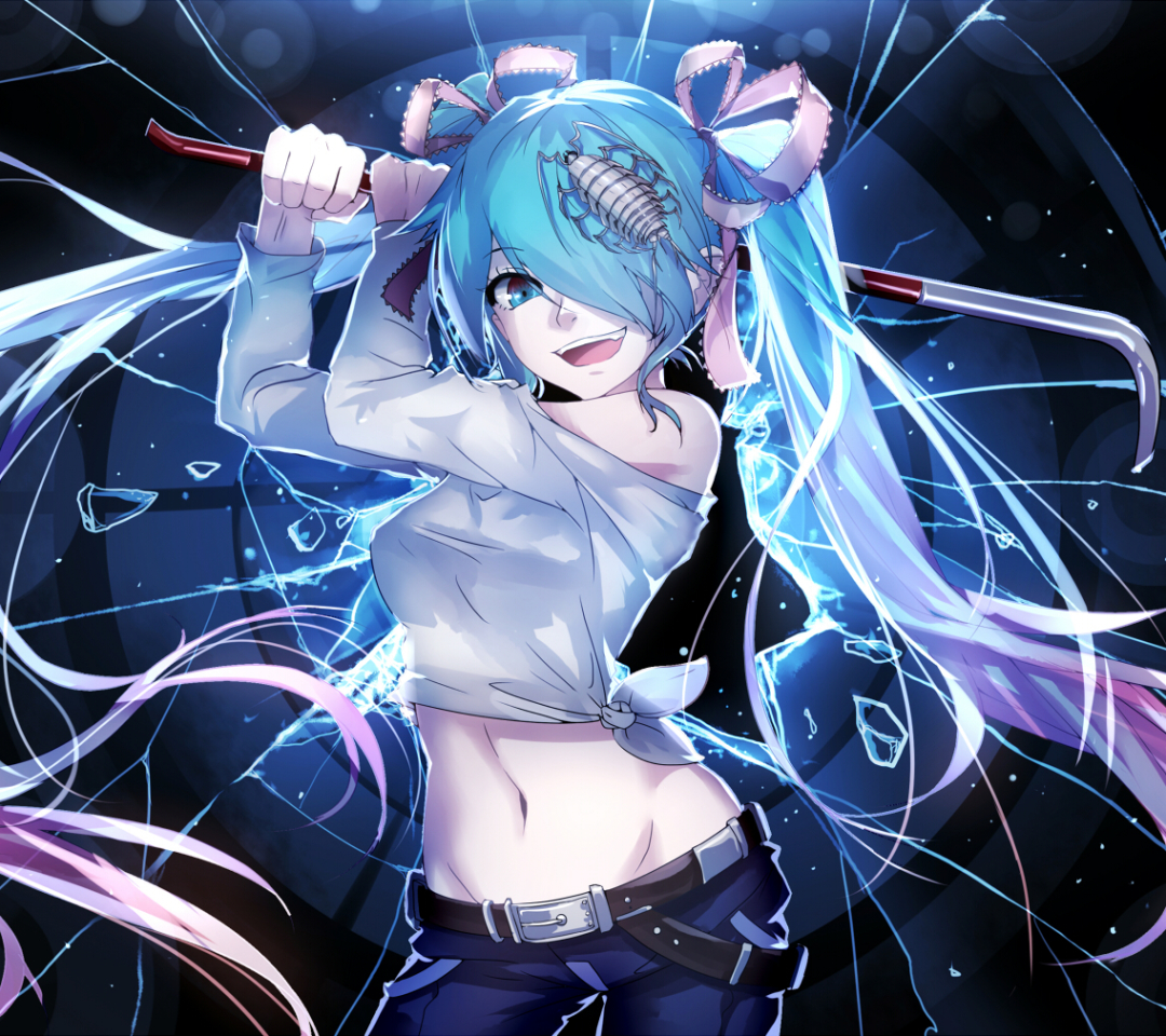 Laden Sie das Vocaloid, Hatsune Miku, Animes-Bild kostenlos auf Ihren PC-Desktop herunter