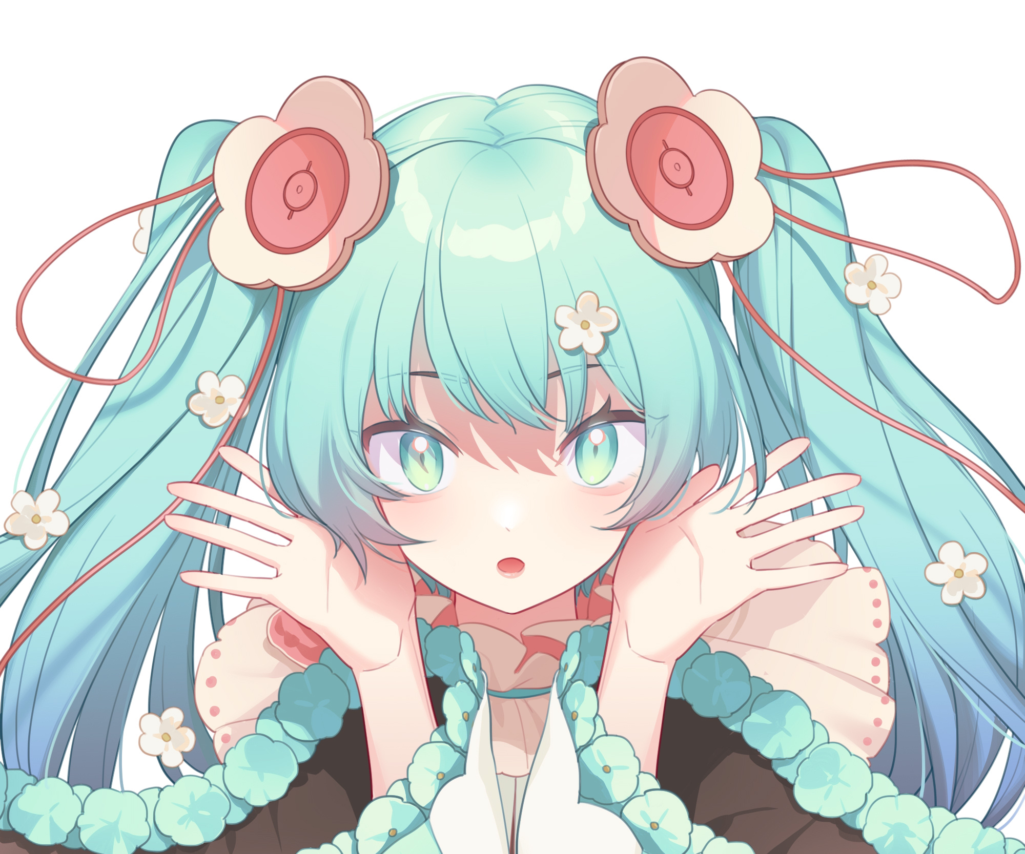 PCデスクトップにボーカロイド, 初音ミク, アニメ, アクアヘア画像を無料でダウンロード