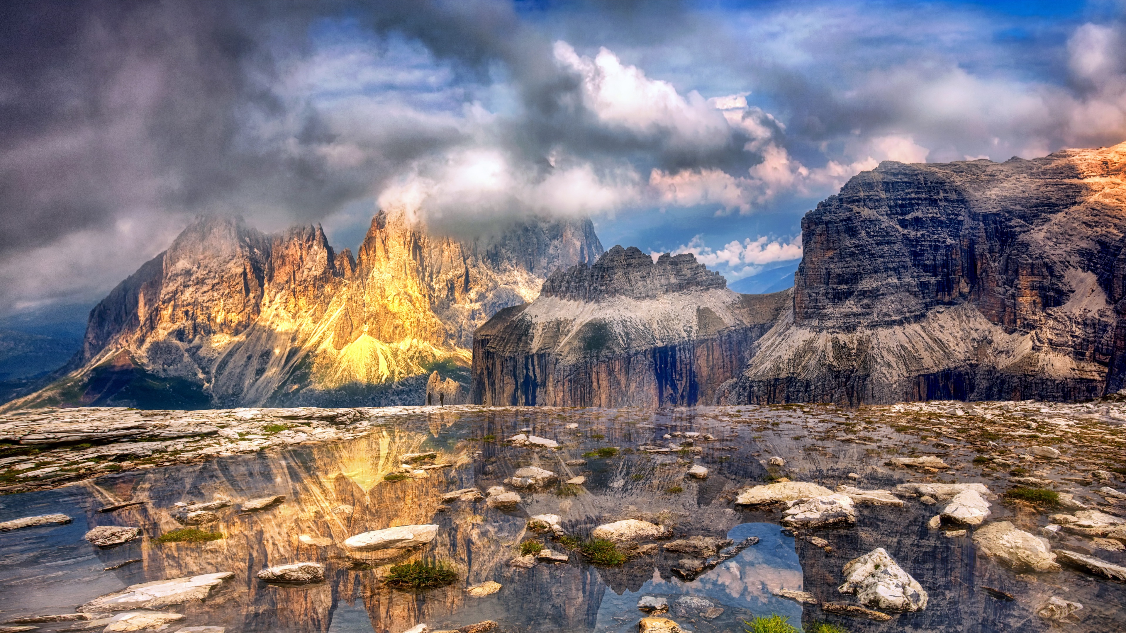 Baixe gratuitamente a imagem Montanhas, Pedra, Montanha, Terra/natureza, Reflecção na área de trabalho do seu PC