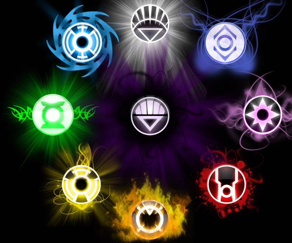 comics, green lantern corps, black lantern, red lantern, blue lantern, yellow lantern, violet lantern, indigo tribe, green lantern