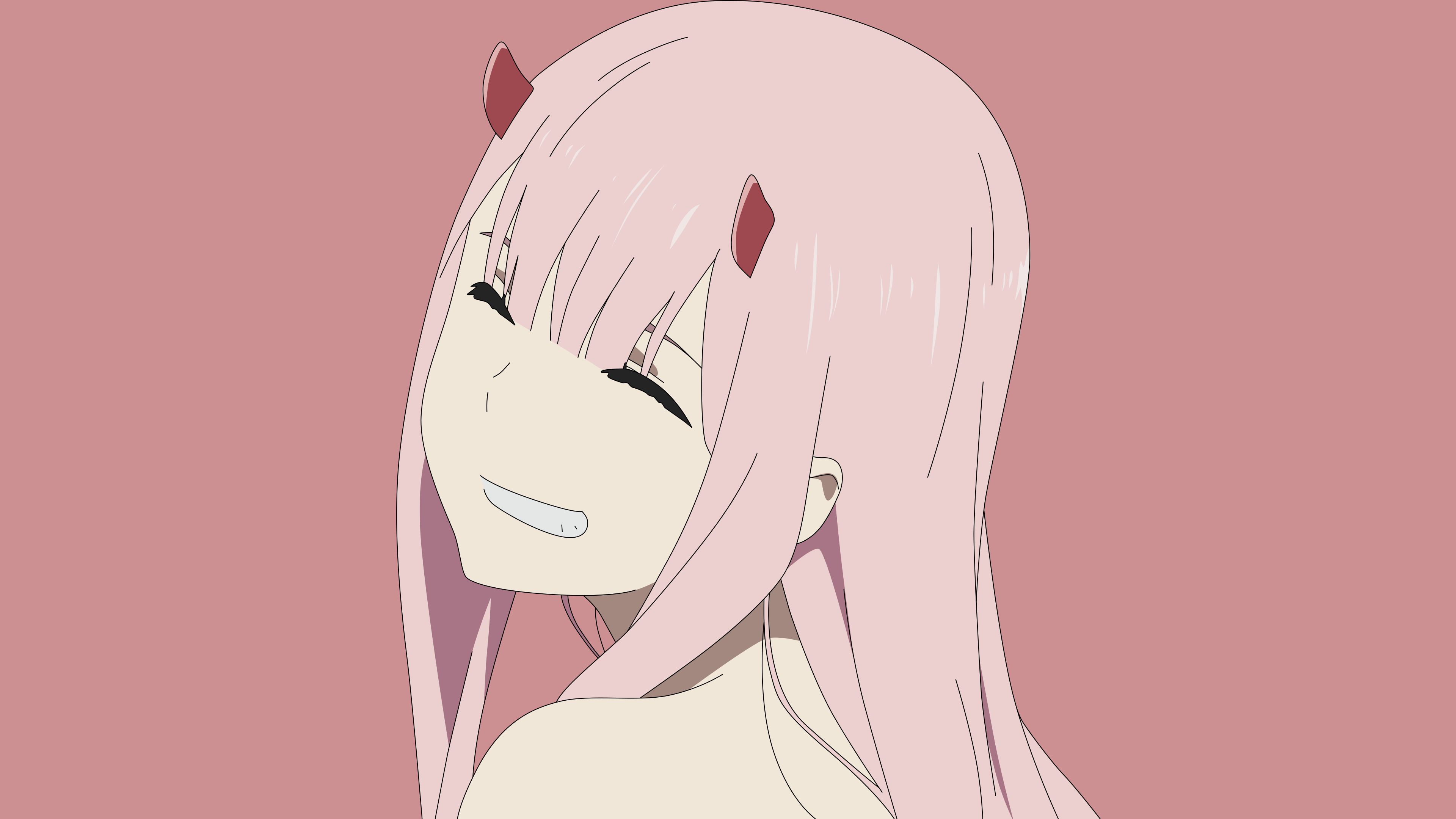 Скачати мобільні шпалери Аніме, Милий У Франксі, Zero Two (Darling In The Franxx) безкоштовно.