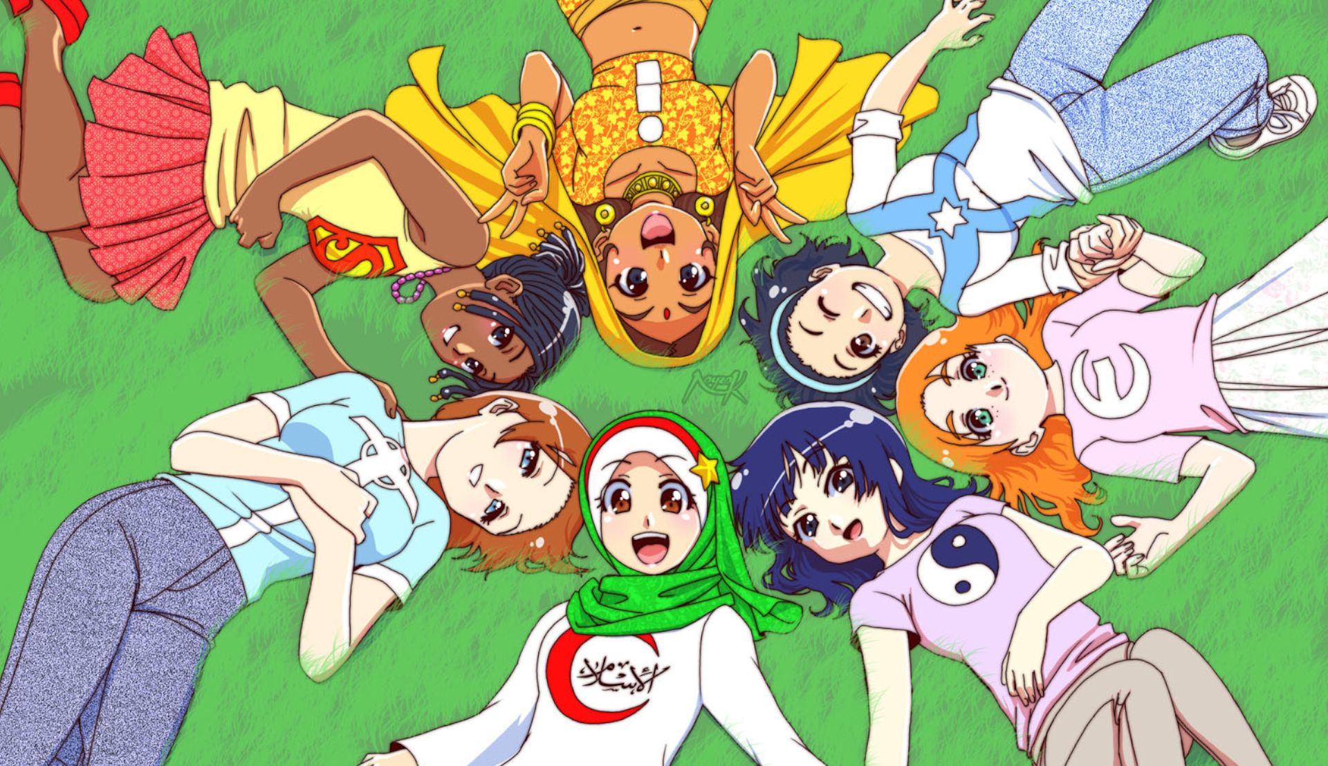 Laden Sie das Original, Animes, Kopftuch-Bild kostenlos auf Ihren PC-Desktop herunter