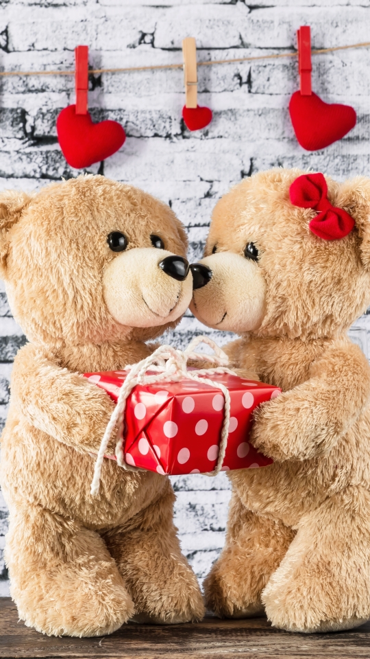 Download mobile wallpaper Teddy Bear, Gift, Man Made, Stuffed Animal for free.