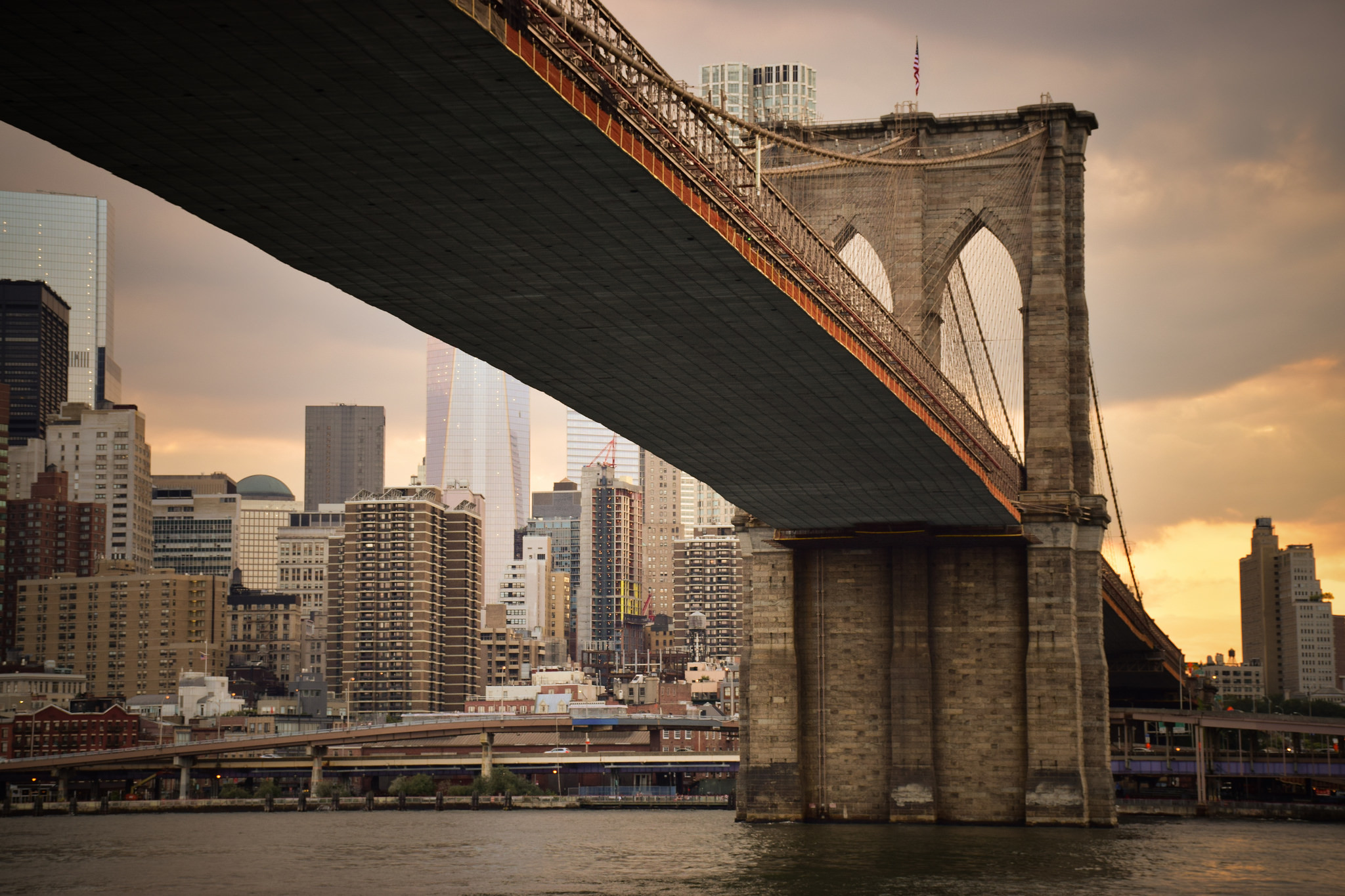 Laden Sie das Gebäude, Brücke, New York, Vereinigte Staaten Von Amerika, Brücken, Menschengemacht, Brooklyn Brücke-Bild kostenlos auf Ihren PC-Desktop herunter