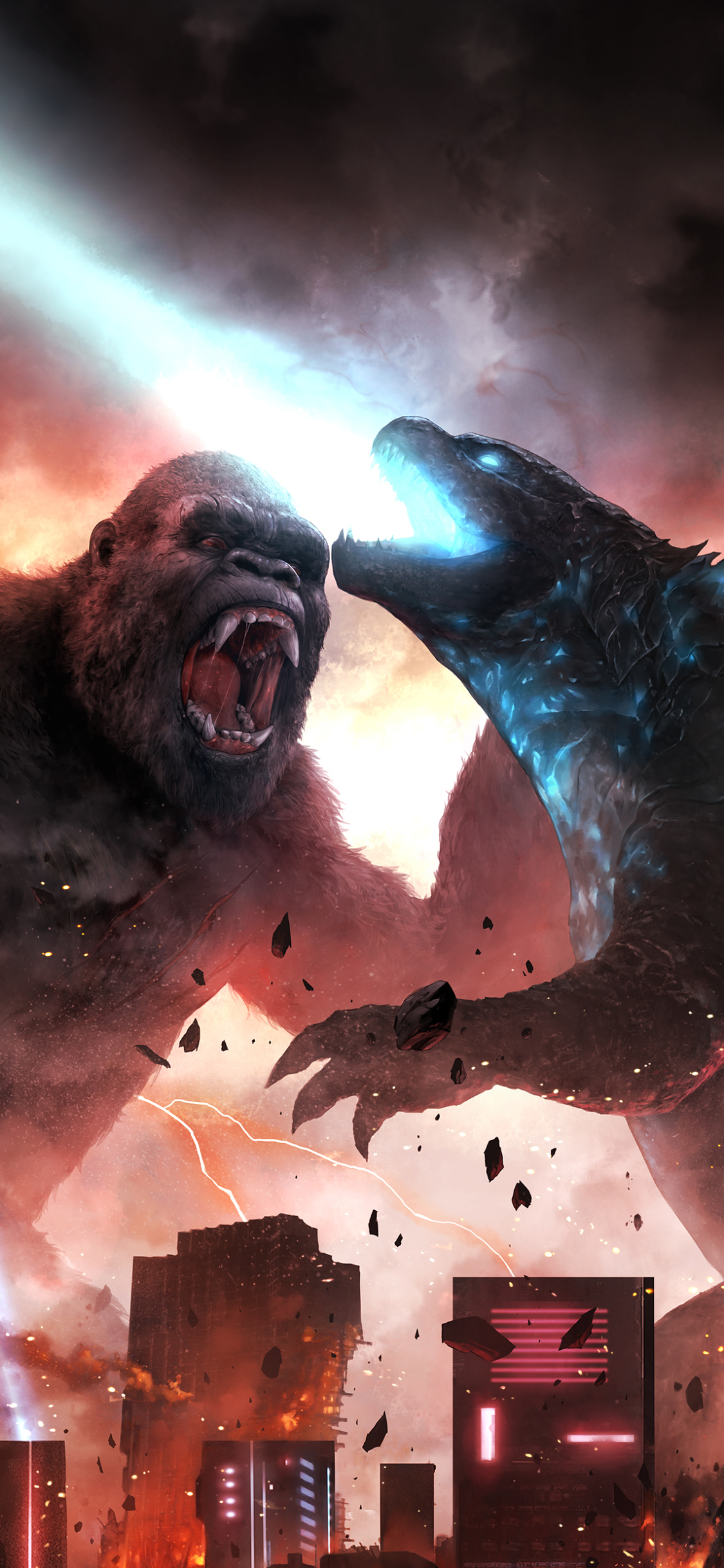 1400385 économiseurs d'écran et fonds d'écran Godzilla Contre Kong sur votre téléphone. Téléchargez  images gratuitement