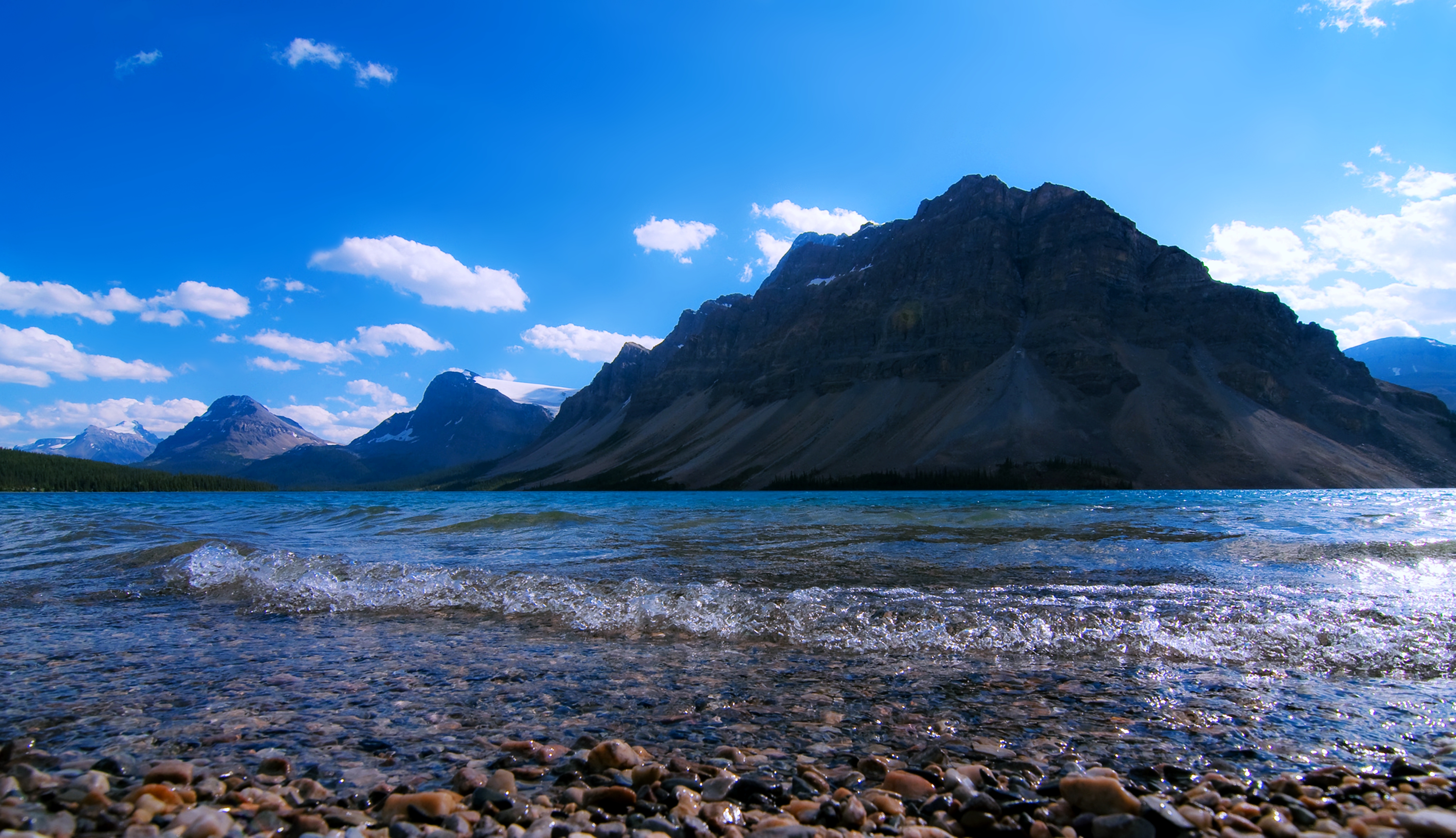 PCデスクトップに風景, 自然, 湖, 山, 地球, 結石画像を無料でダウンロード