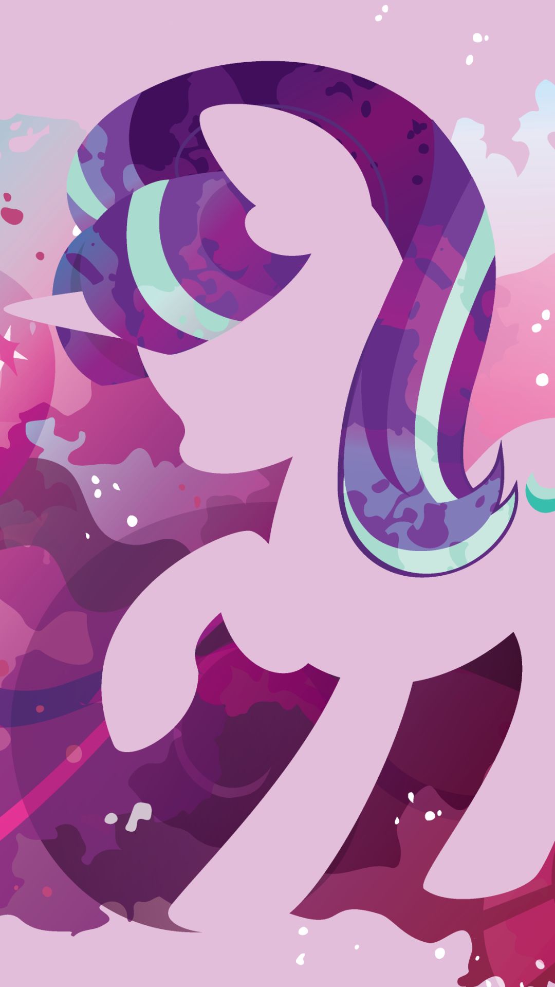 Handy-Wallpaper Mein Kleines Pony, Minimalistisch, Fernsehserien, My Little Pony Freundschaft Ist Magie, Sternenlichtschimmer kostenlos herunterladen.