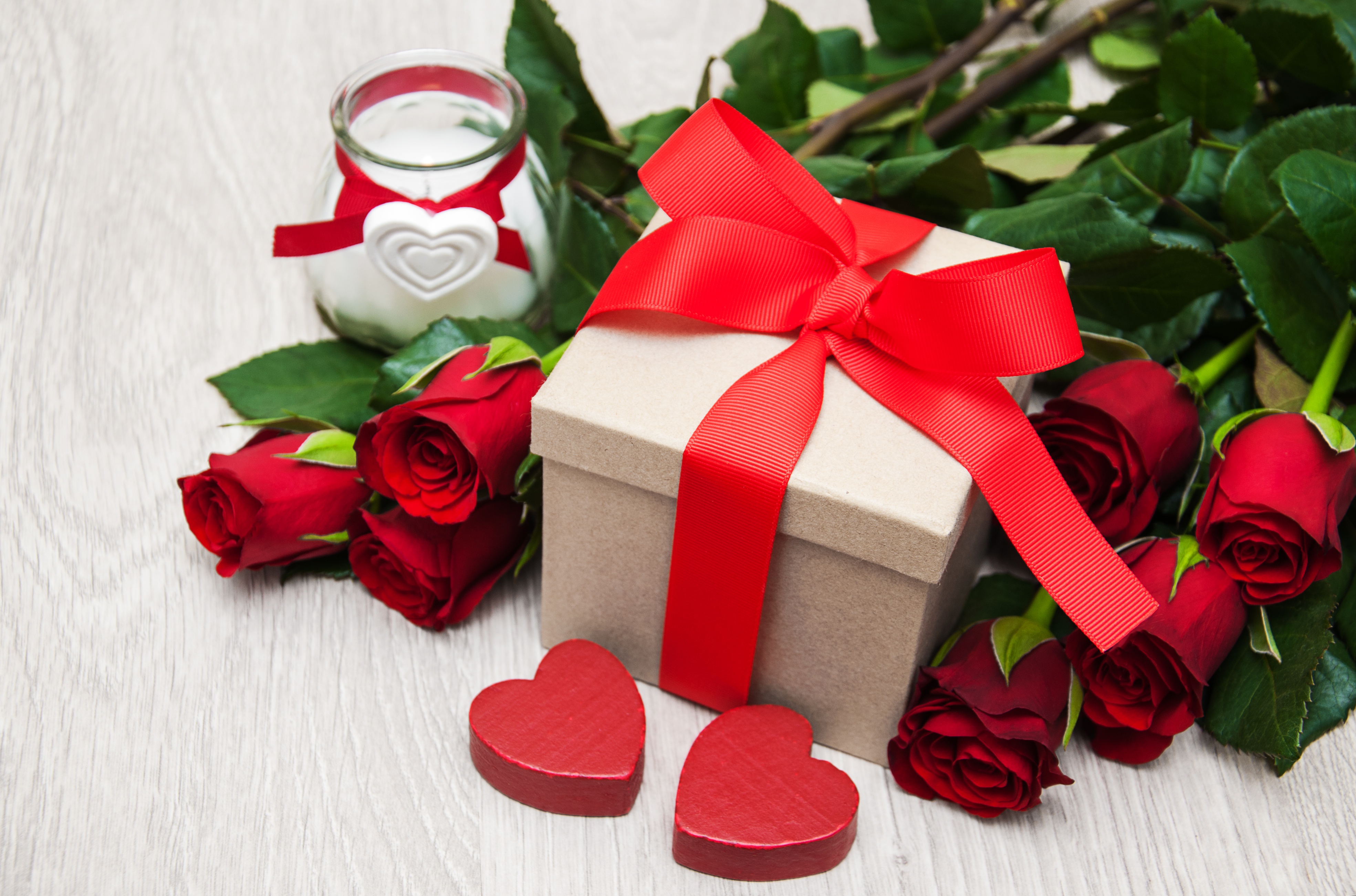 Download mobile wallpaper Love, Rose, Gift, Heart, Red Flower, Misc for free.