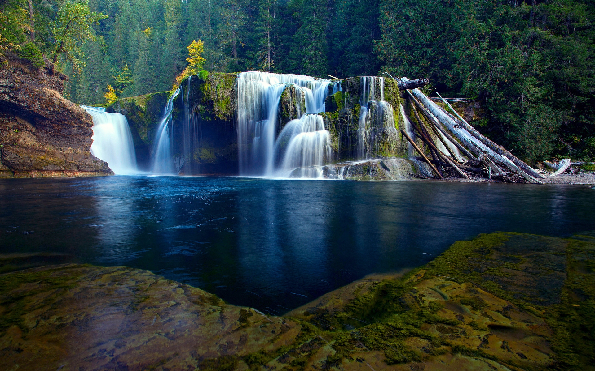 Handy-Wallpaper Wasserfall, Erde/natur kostenlos herunterladen.