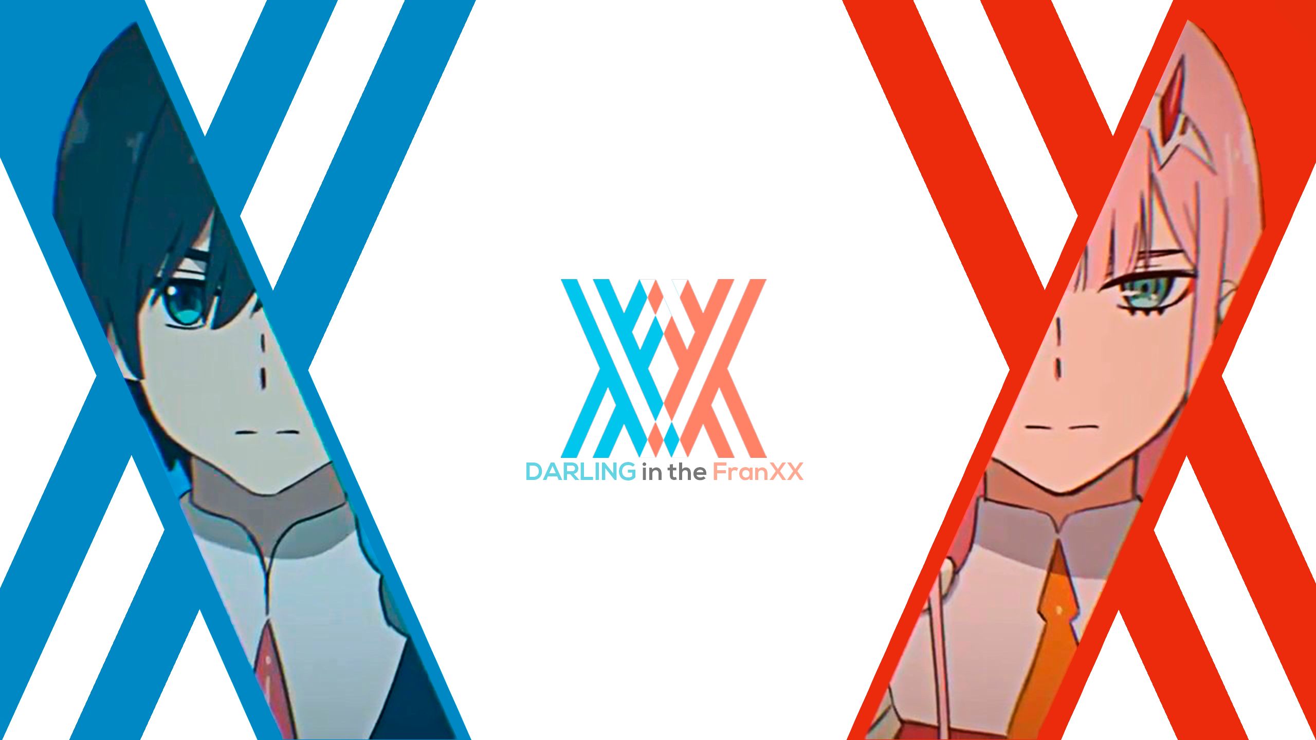 Baixar papel de parede para celular de Anime, Darling In The Franxx, Zero Dois (Querida No Franxx), Hiro (Querido No Franxx) gratuito.